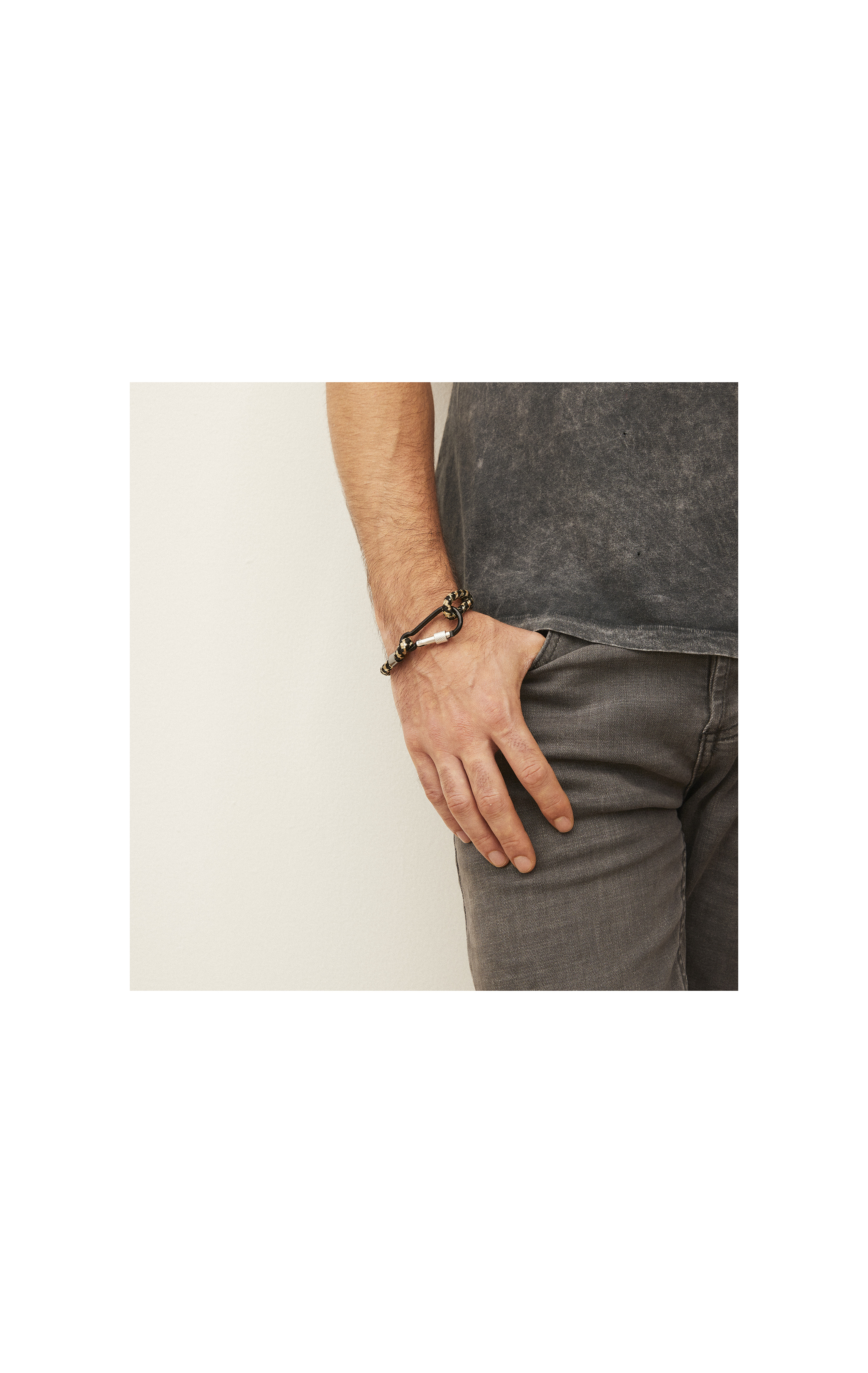 Men's bracelet Boss Black