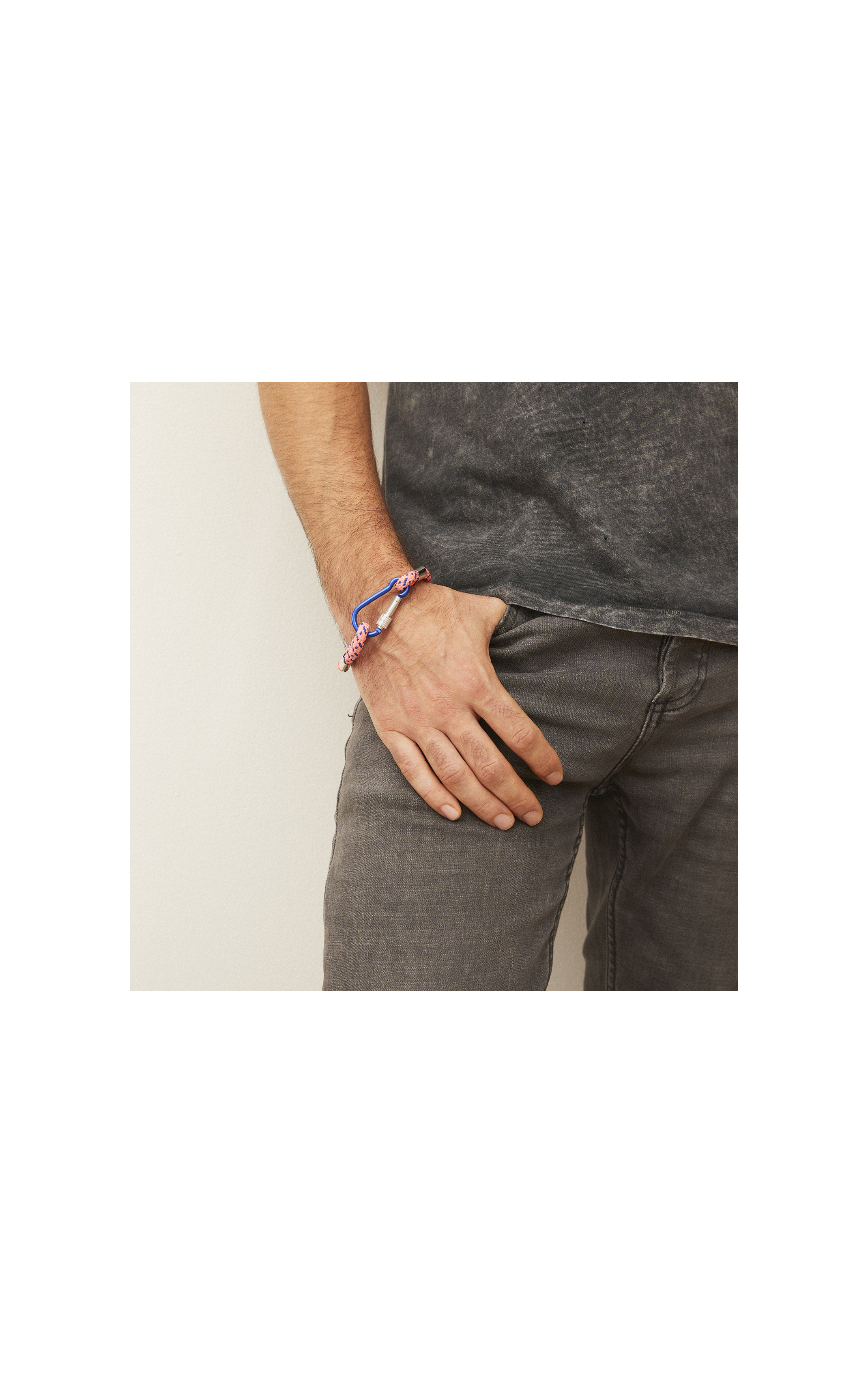 Men's bracelet Boss Pink Pink