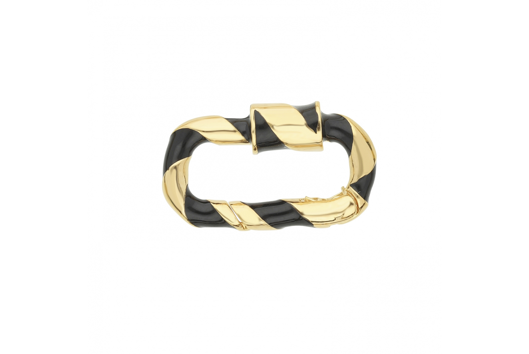 Hipanema Locket Sweetstripe Black Black