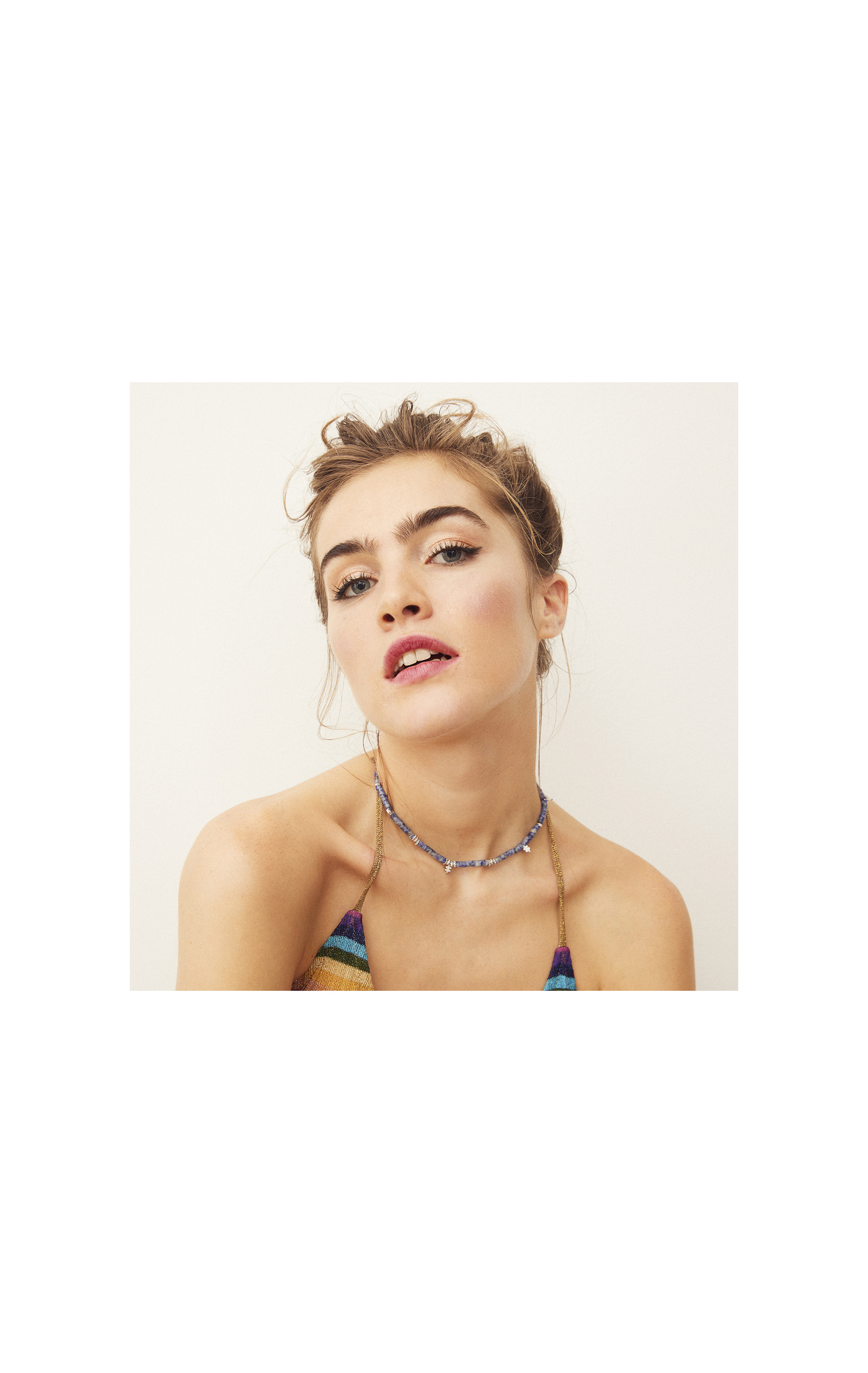 Necklace Mamba Blue Blue
