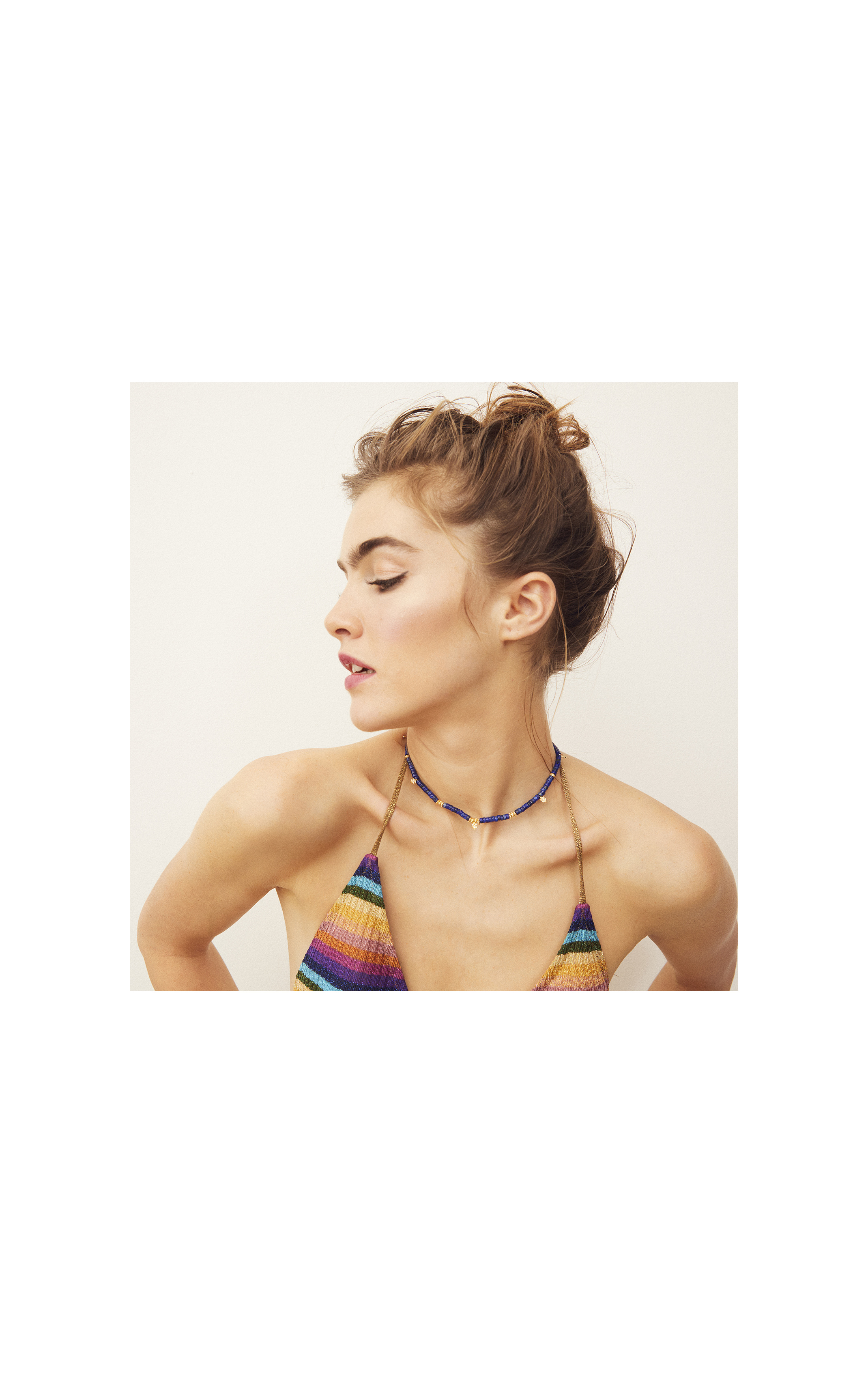 Collier Mamba Bleu Marine