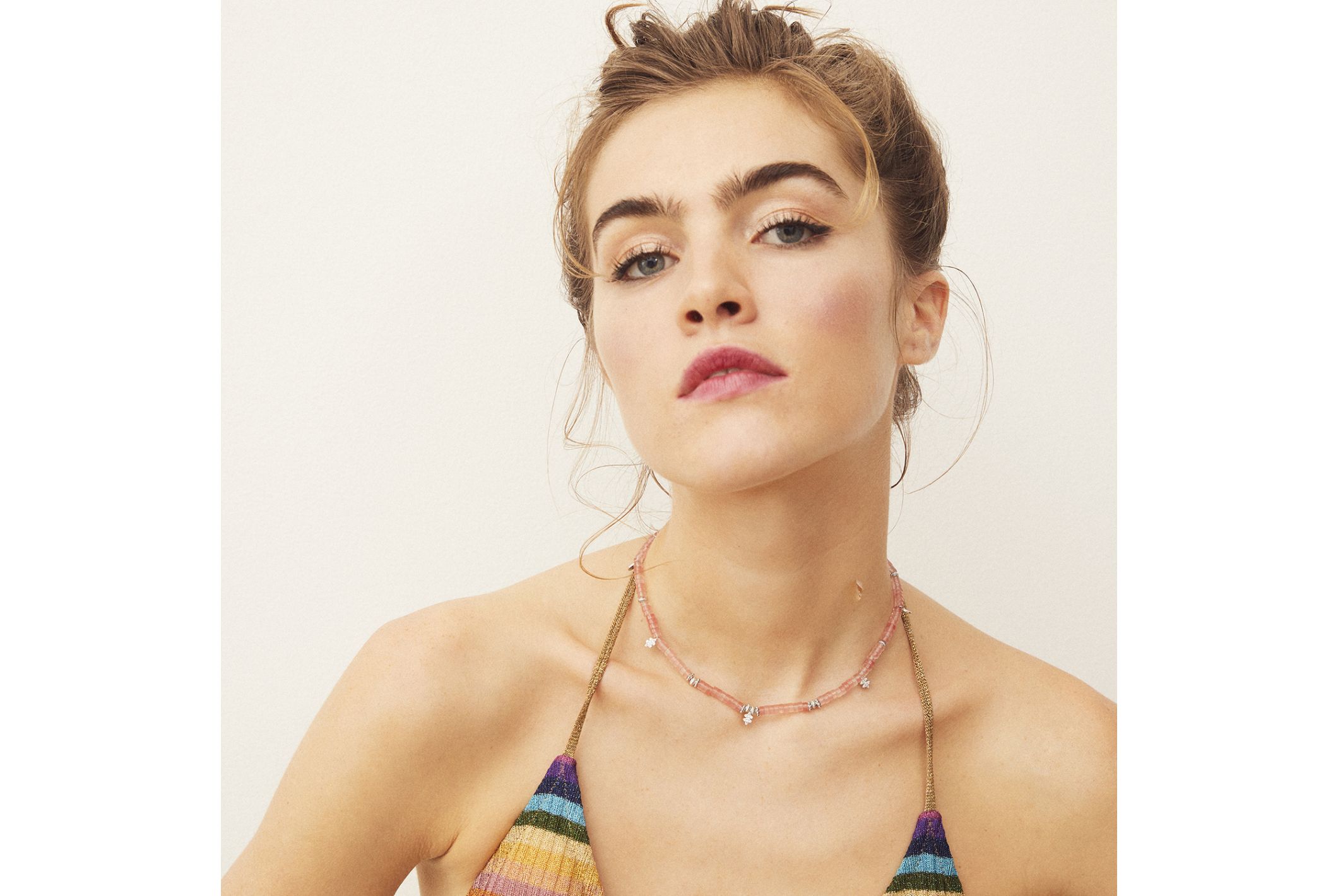 Hipanema Necklace Mamba Pink Pink