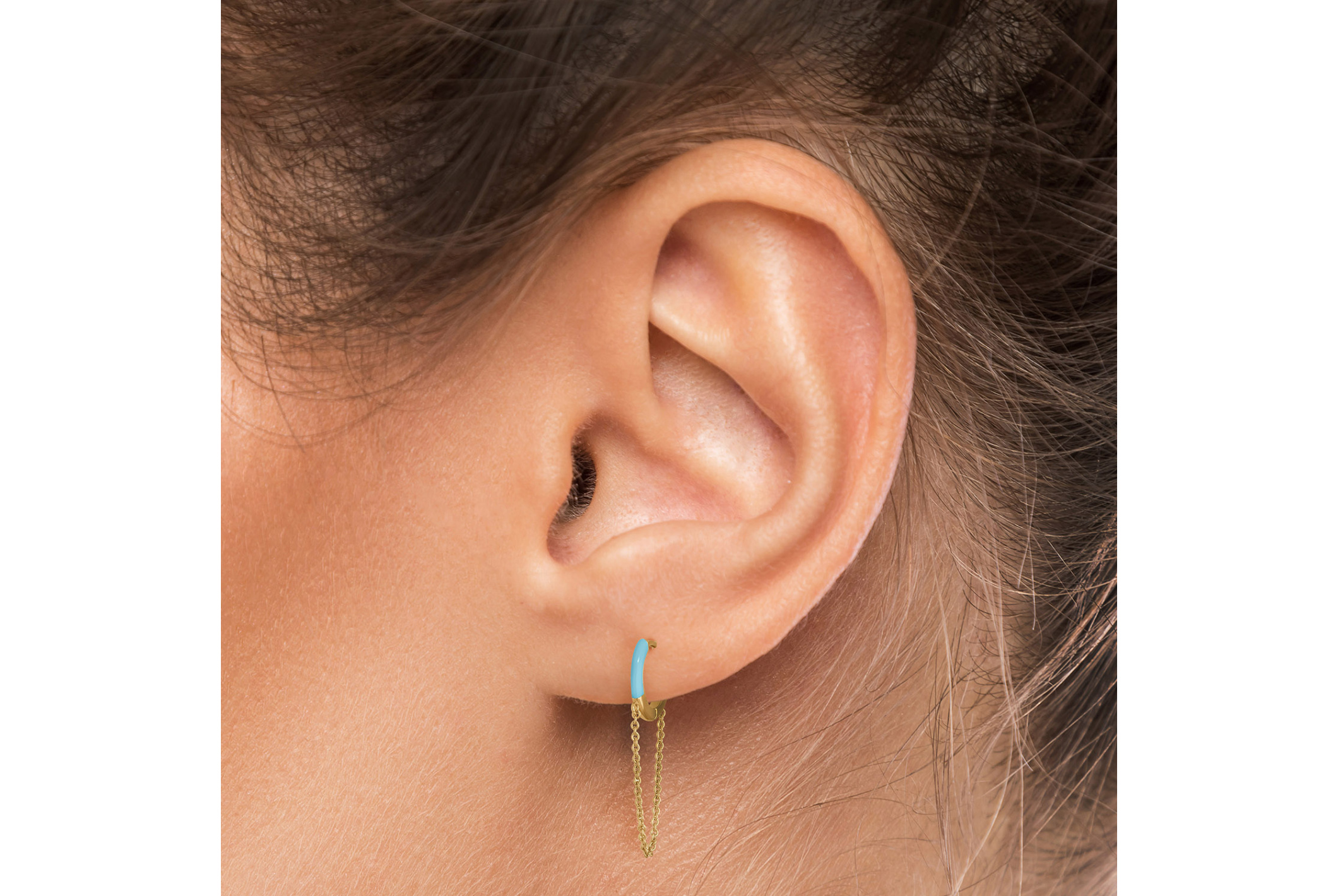 Hipanema Earring Milady Turquoise Blue Turquoise
