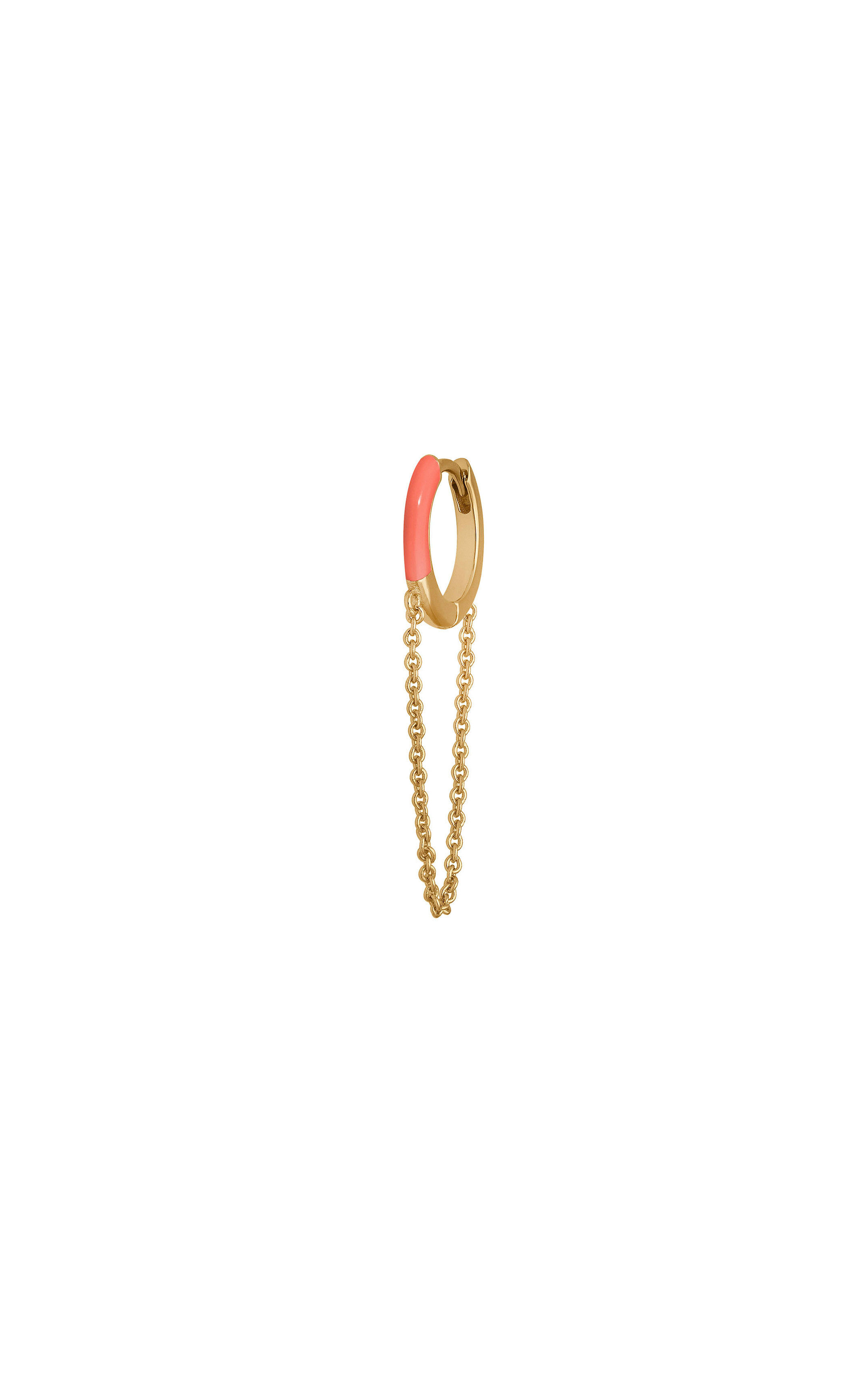 Boucle d'oreille Milady Corail