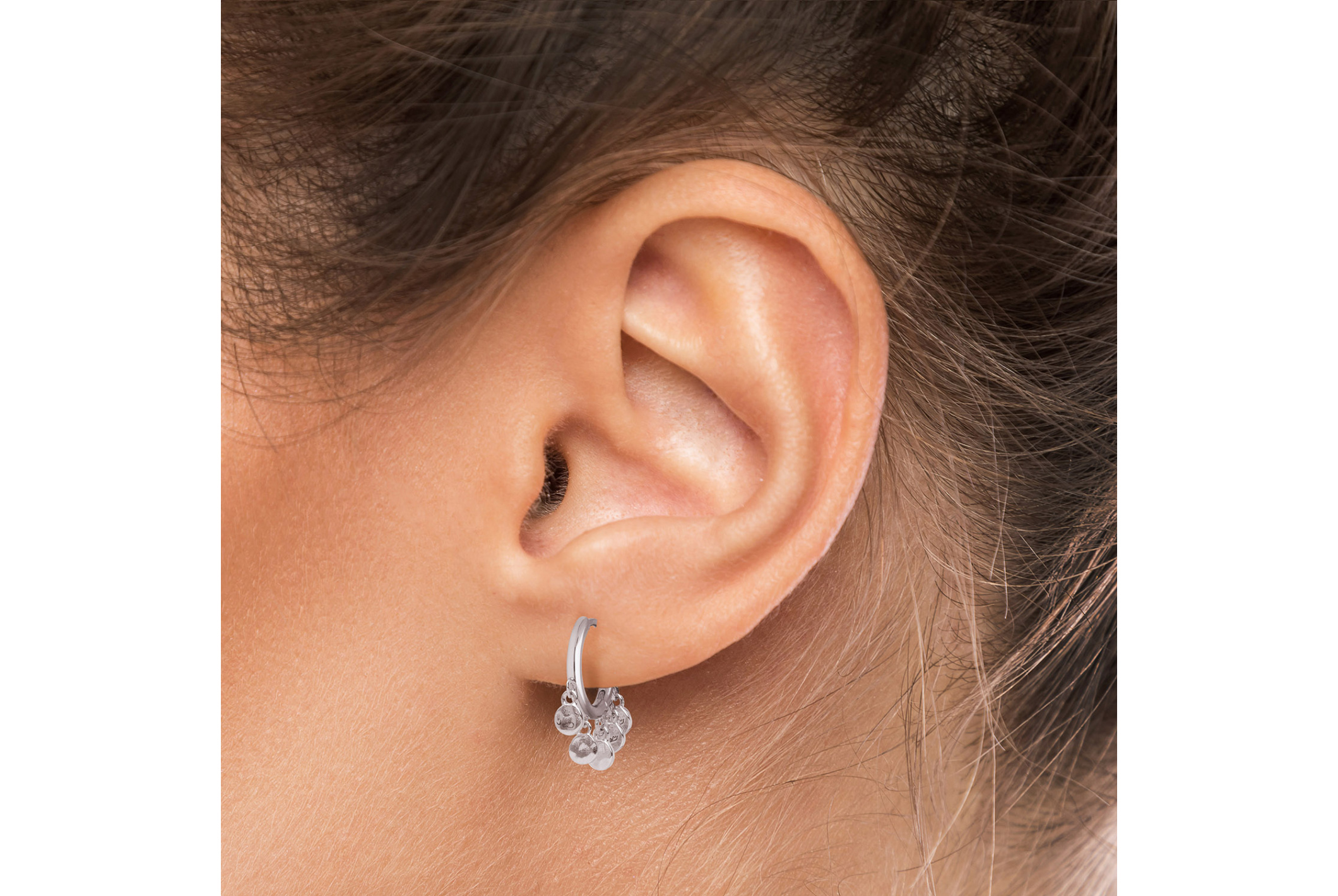 Hipanema Earring Servane Silver Silver