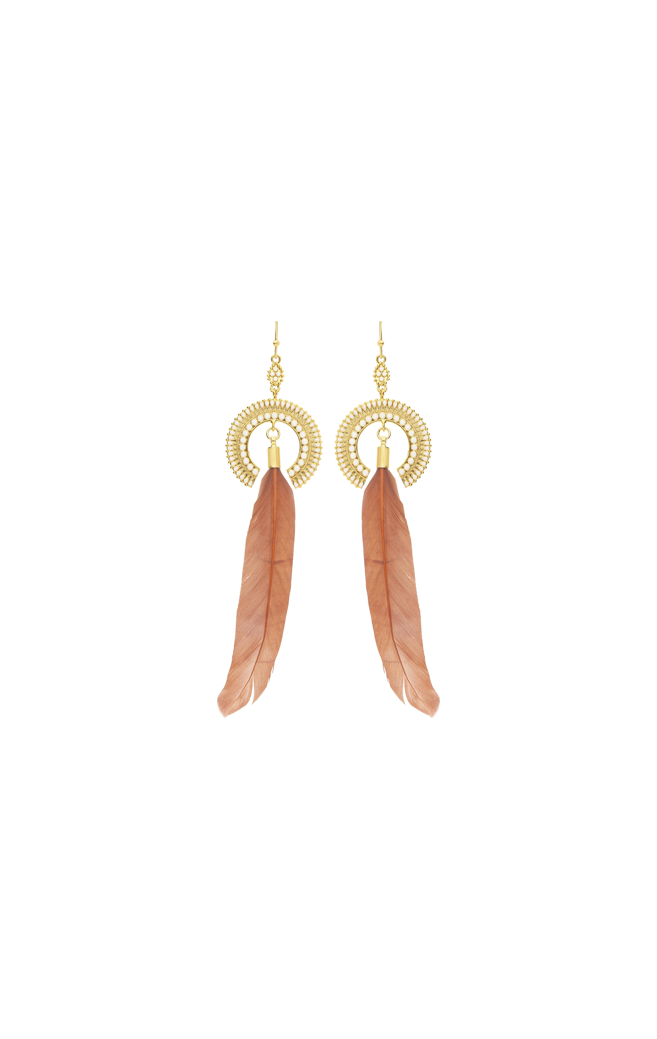 Earrings Peak White White