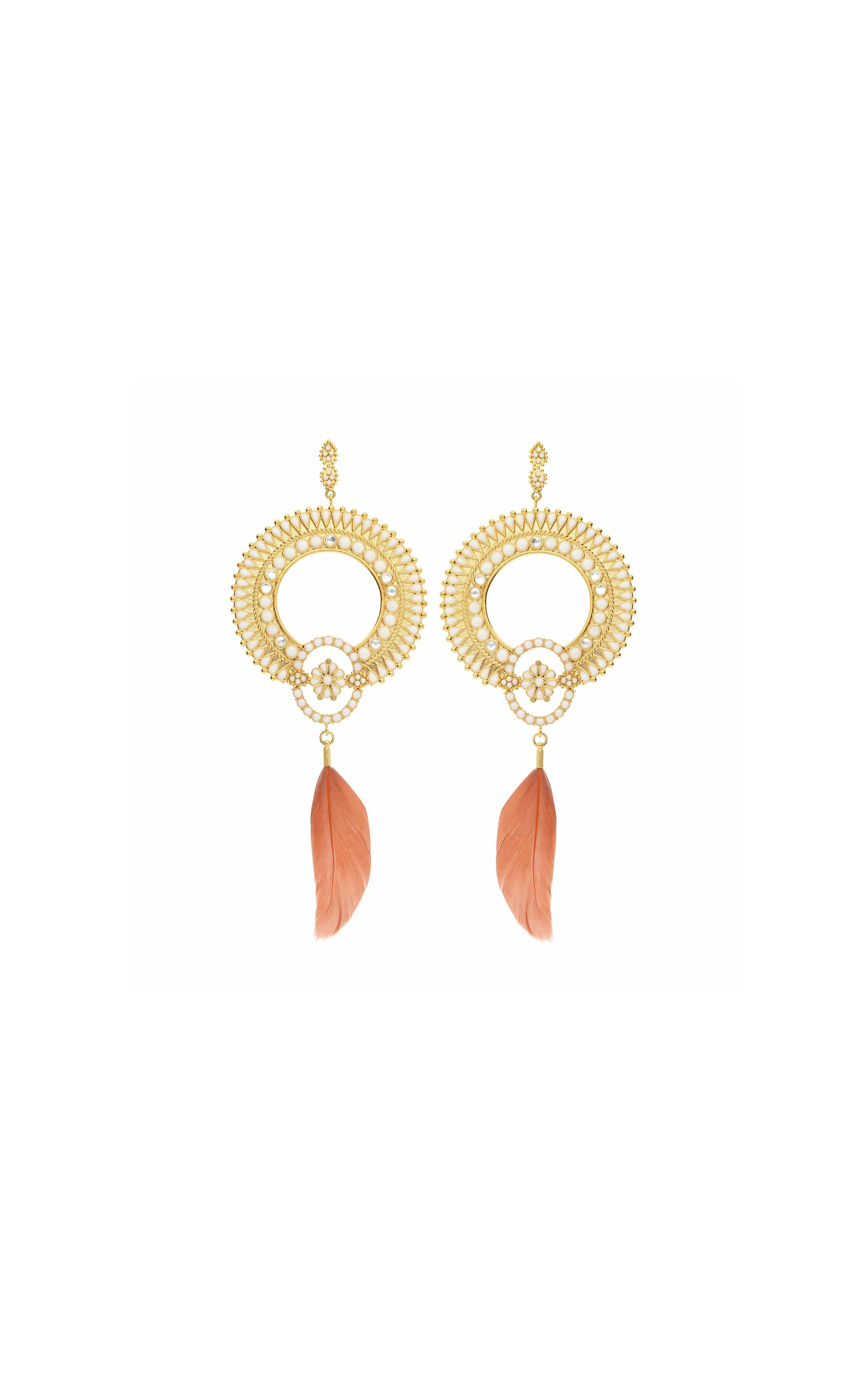 Earrings Azana White White