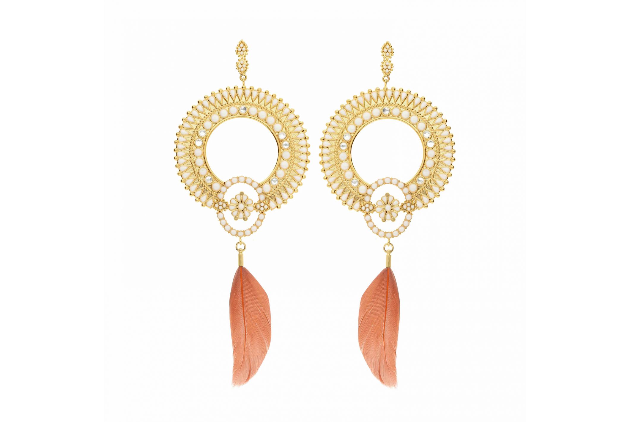 Hipanema Earrings Azana White White