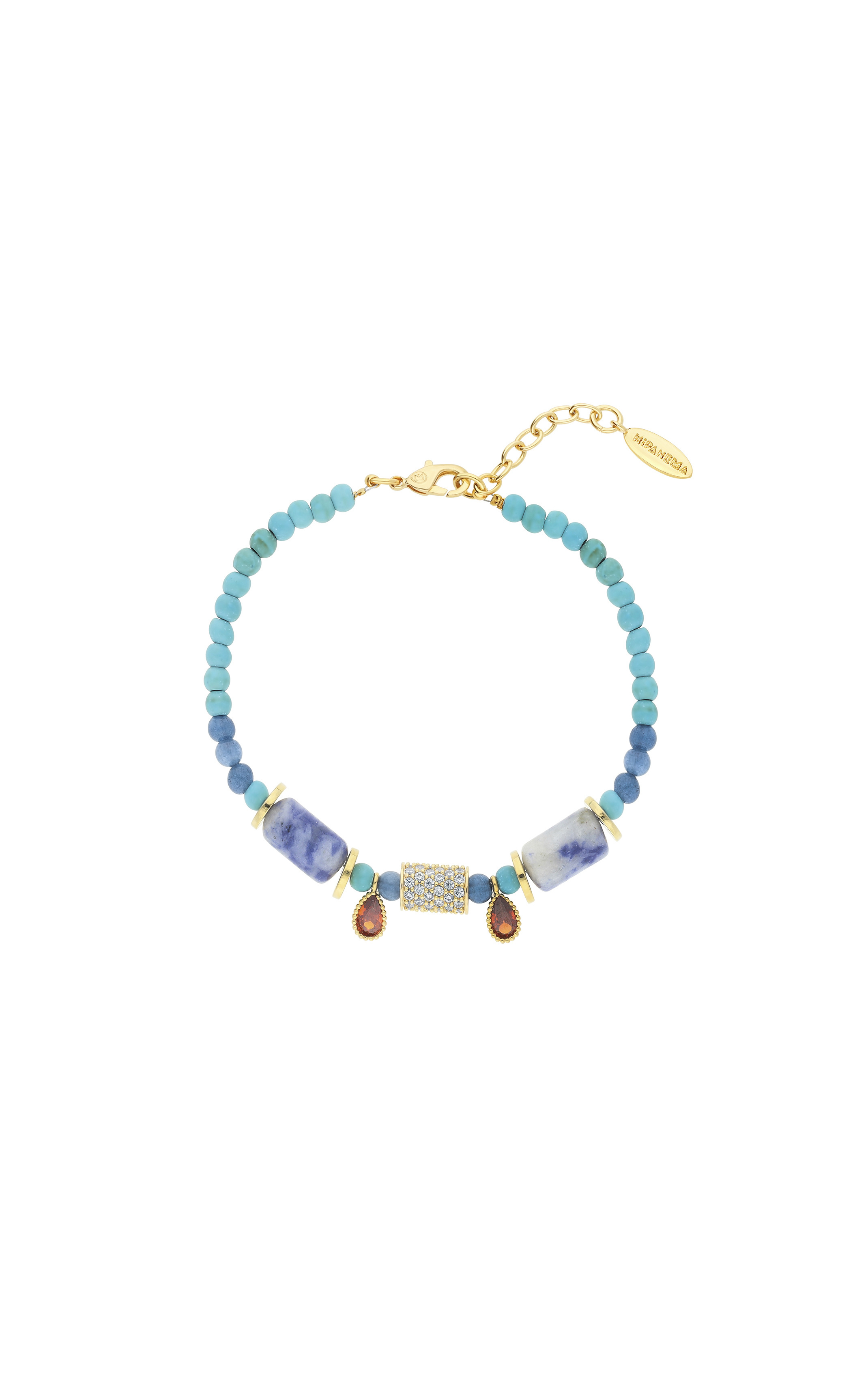 Bracelet Papyrus Bleu Turquoise