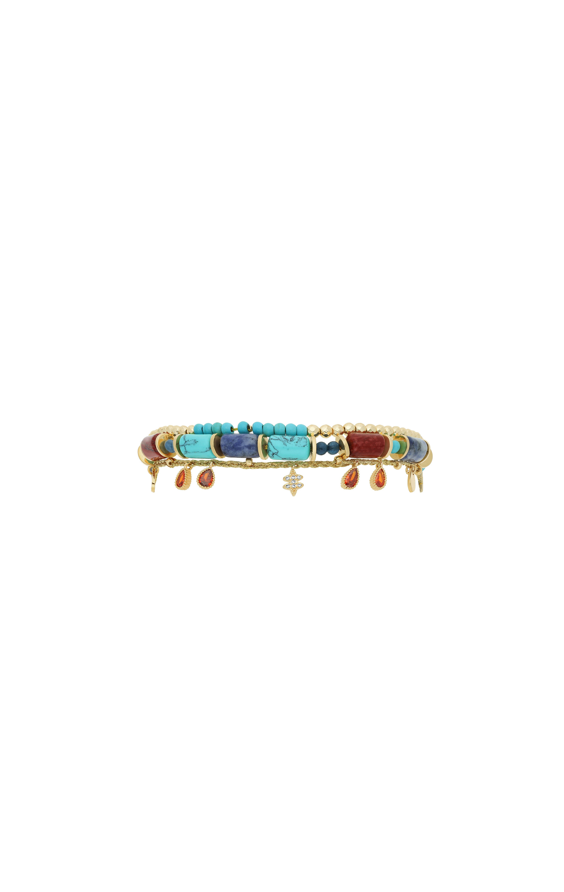 Manchette Brigand Bleu Turquoise