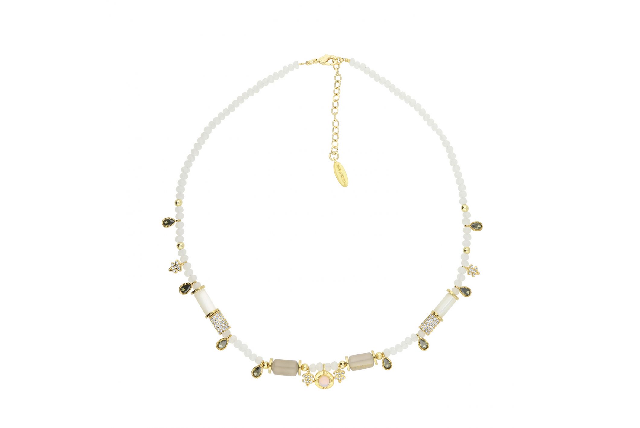 Hipanema Collier Sarcophage Blanc