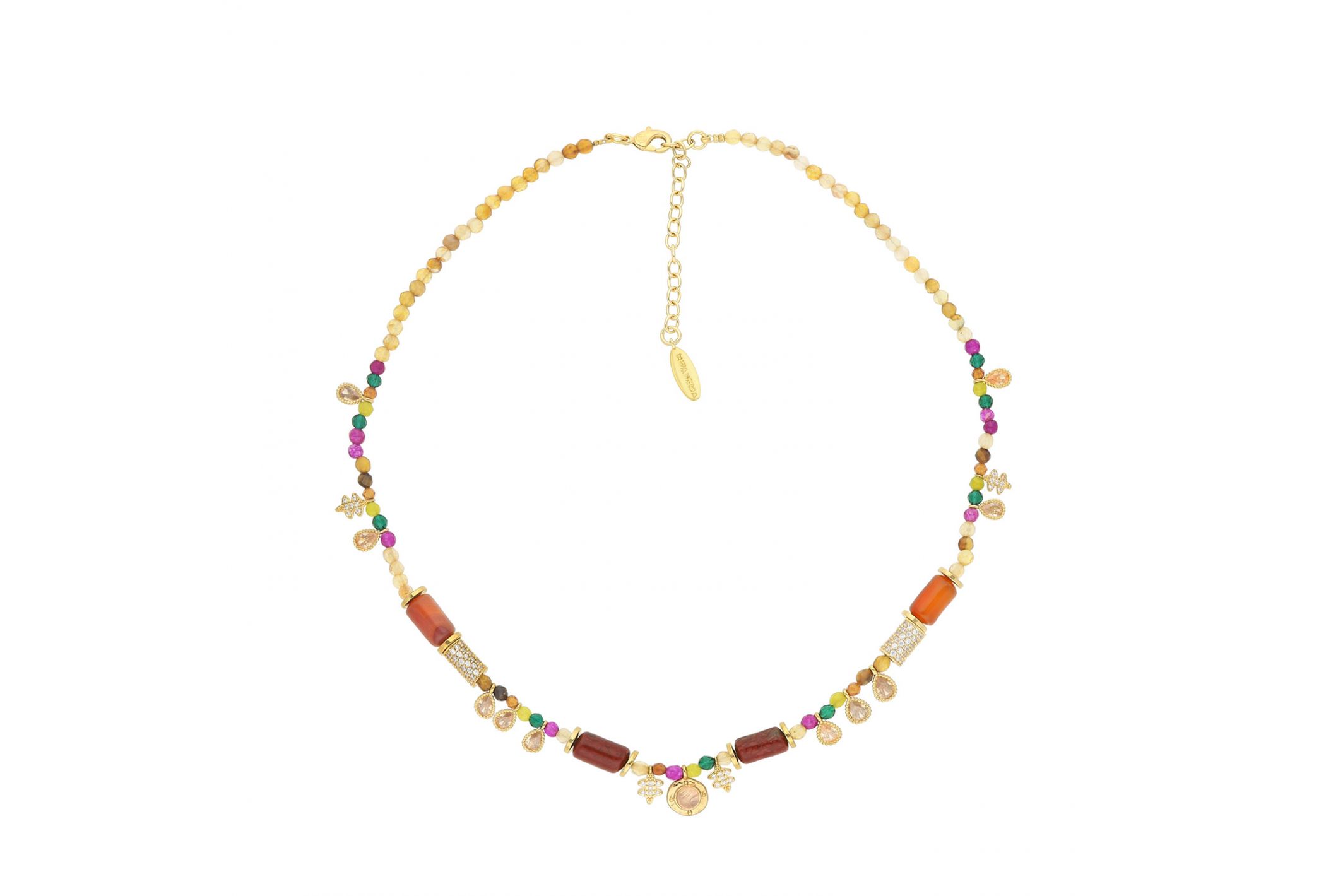 Hipanema Collier Sarcophage Ocre