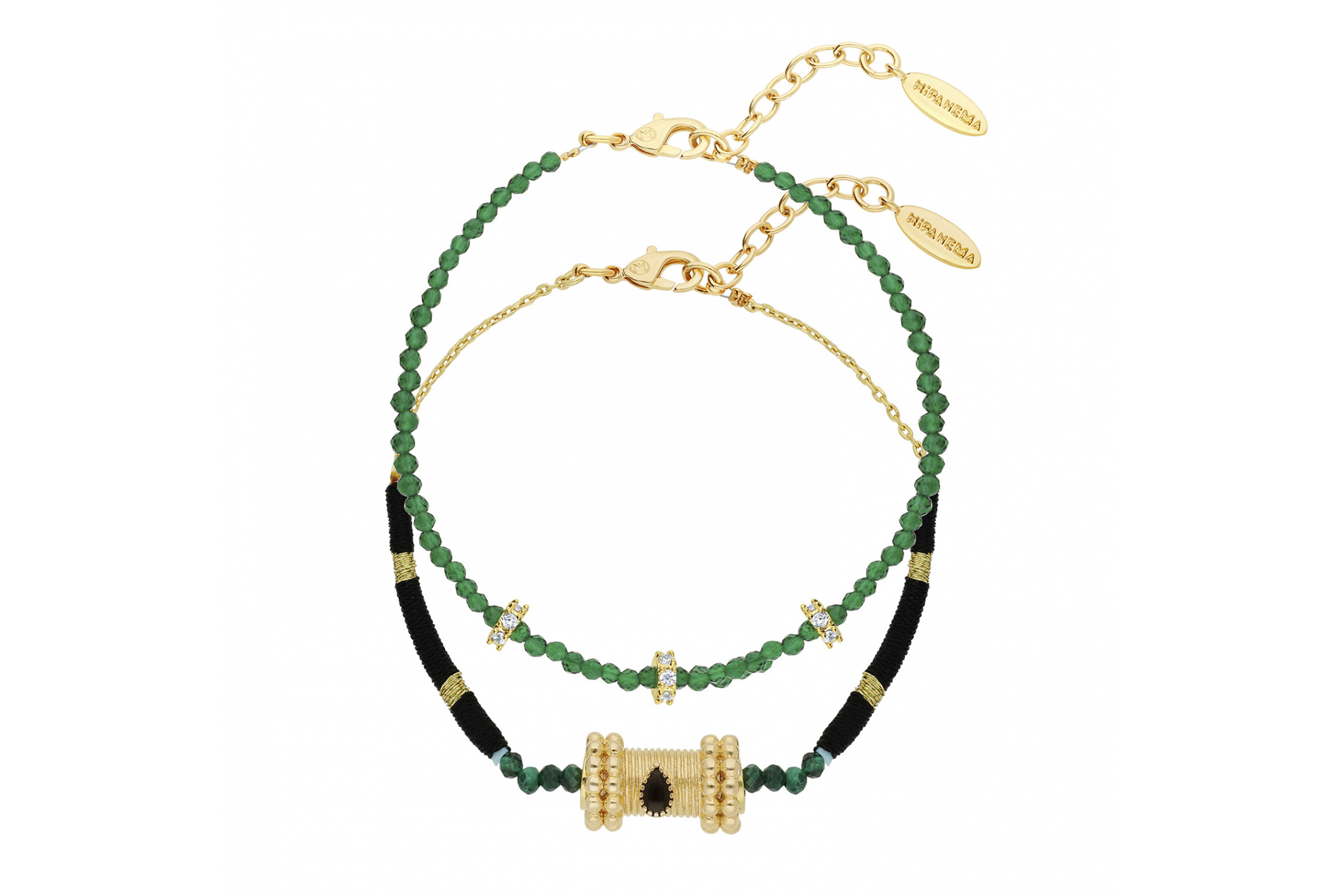 Hipanema Bracelet Balkan Black Black