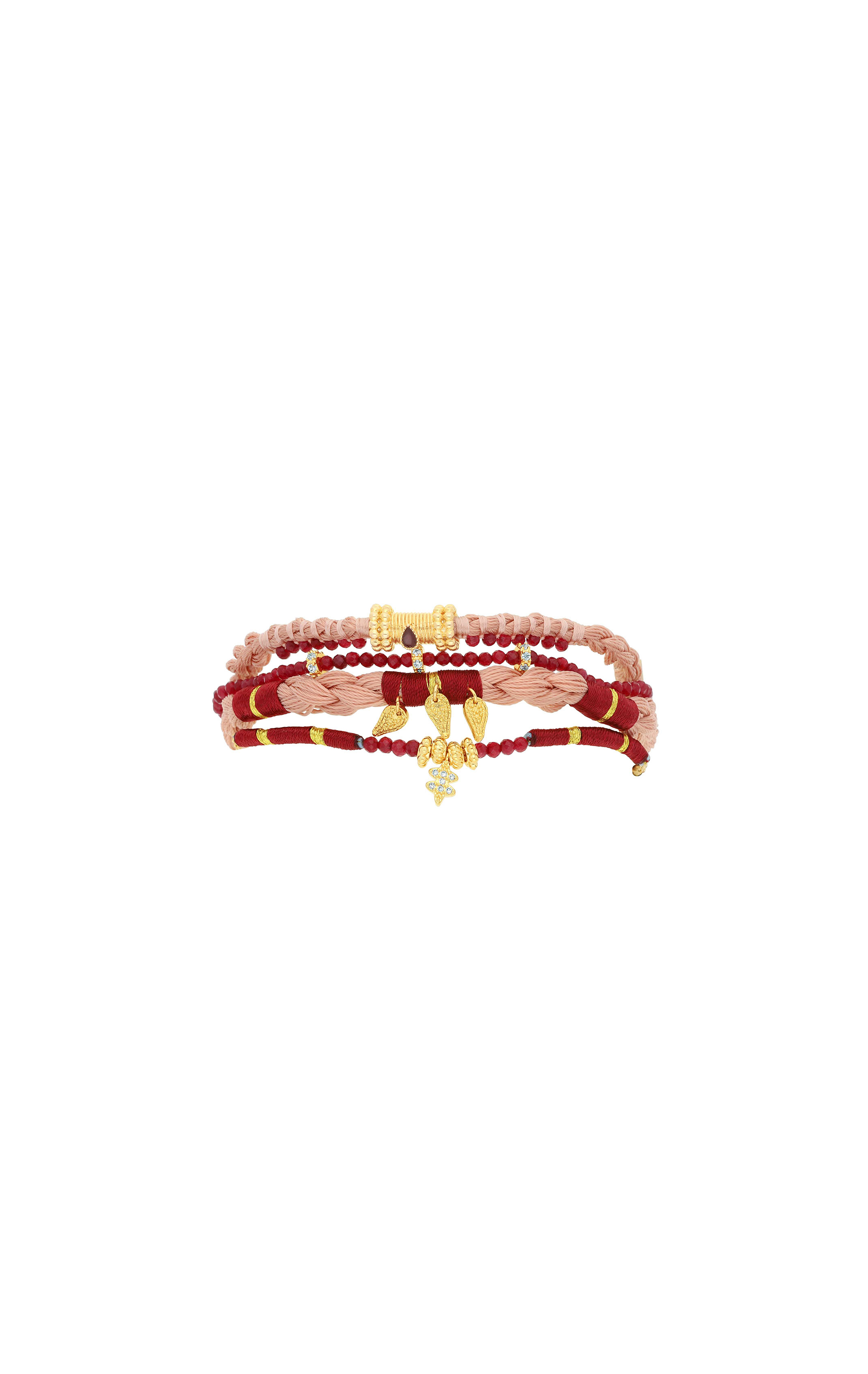 Cuff Bosphore Garnet Burgundy