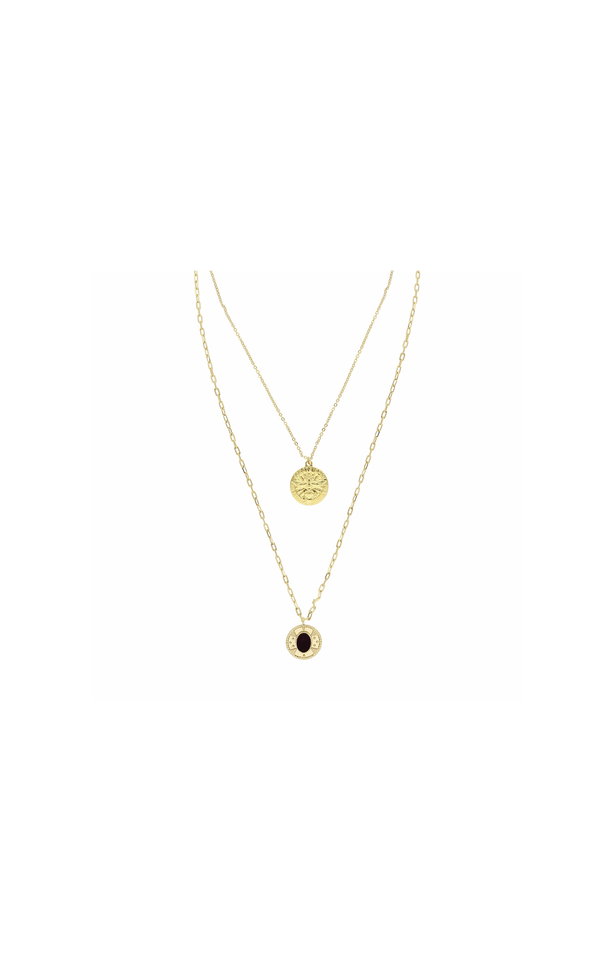 Necklace Silas Black Black