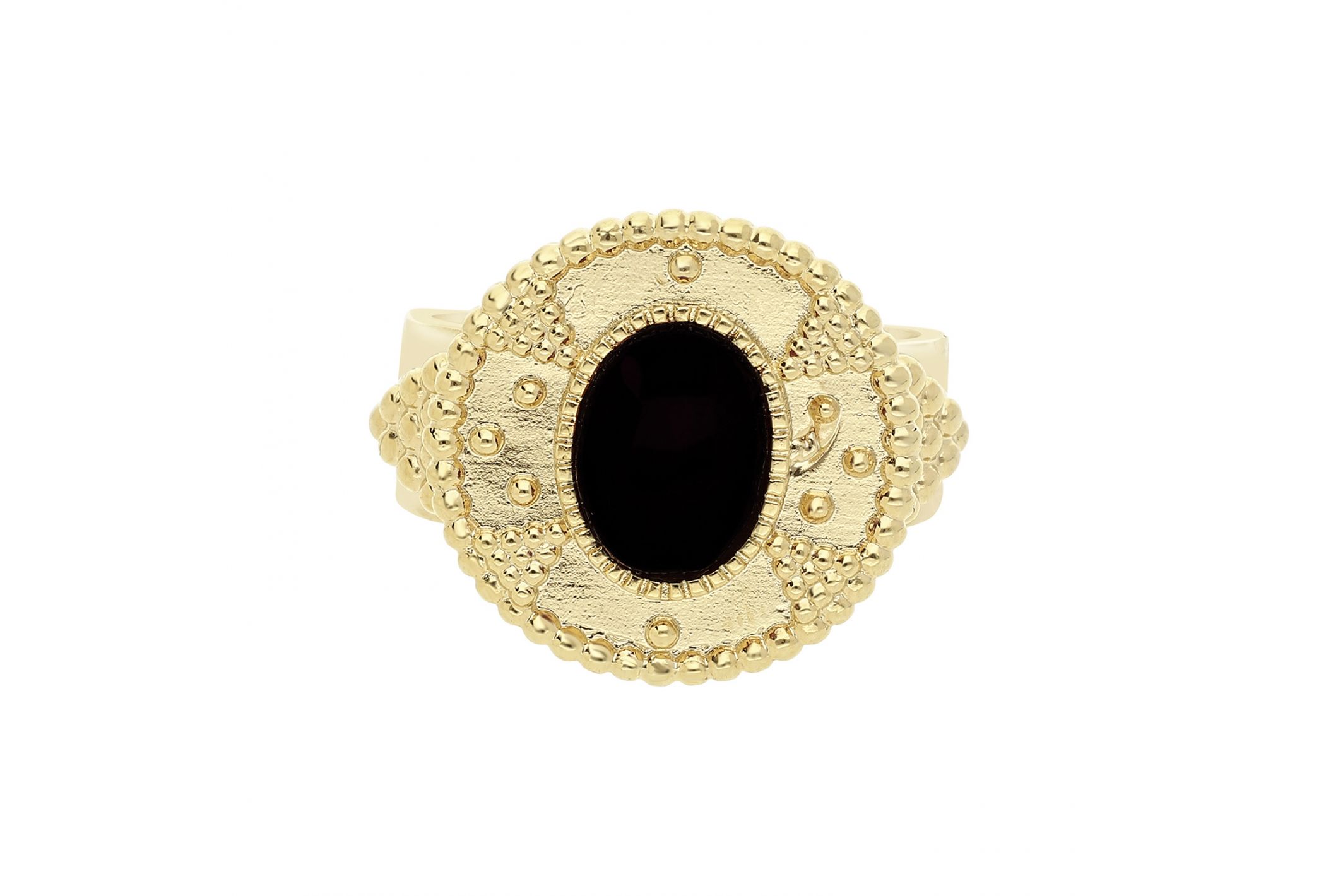 Hipanema Ring Anka Black Black