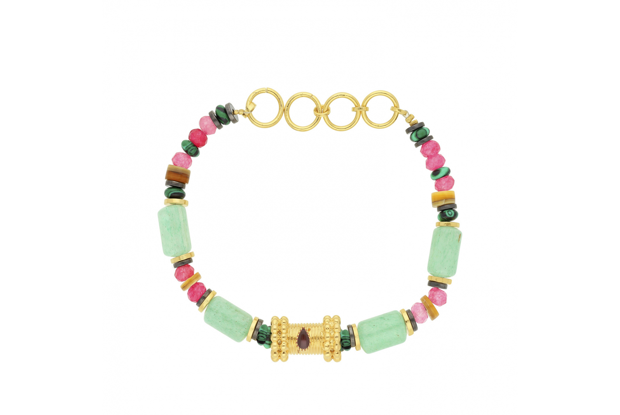 Hipanema Link Kozak Green Jade