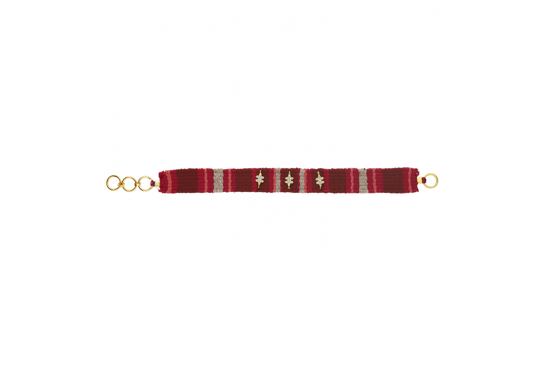 Hipanema Link Fjord Garnet Burgundy