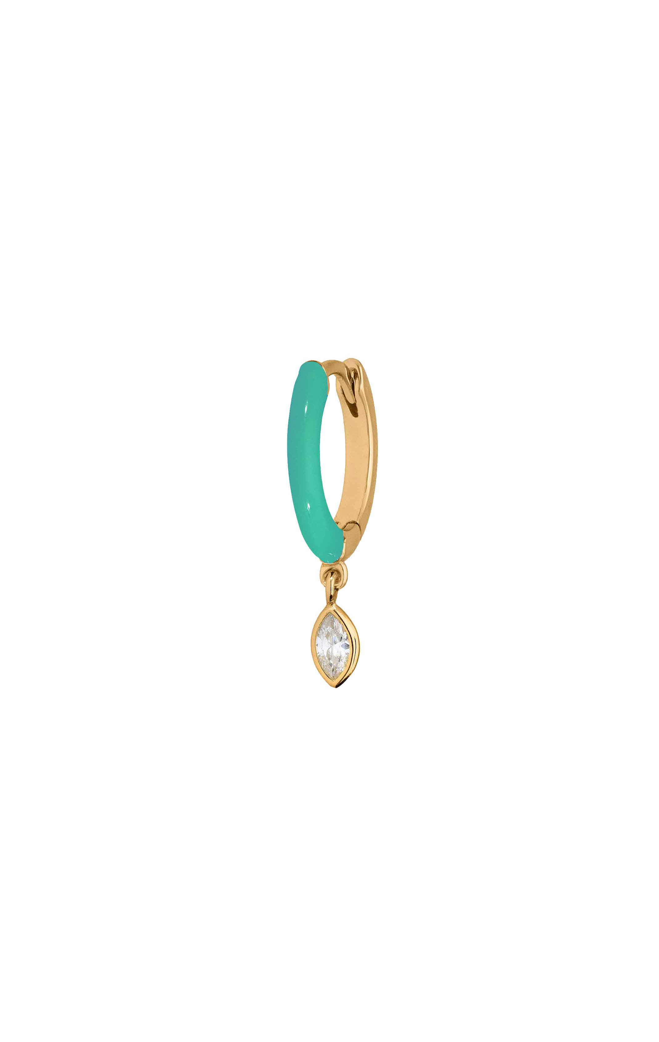 Earrings Dantes emeraude