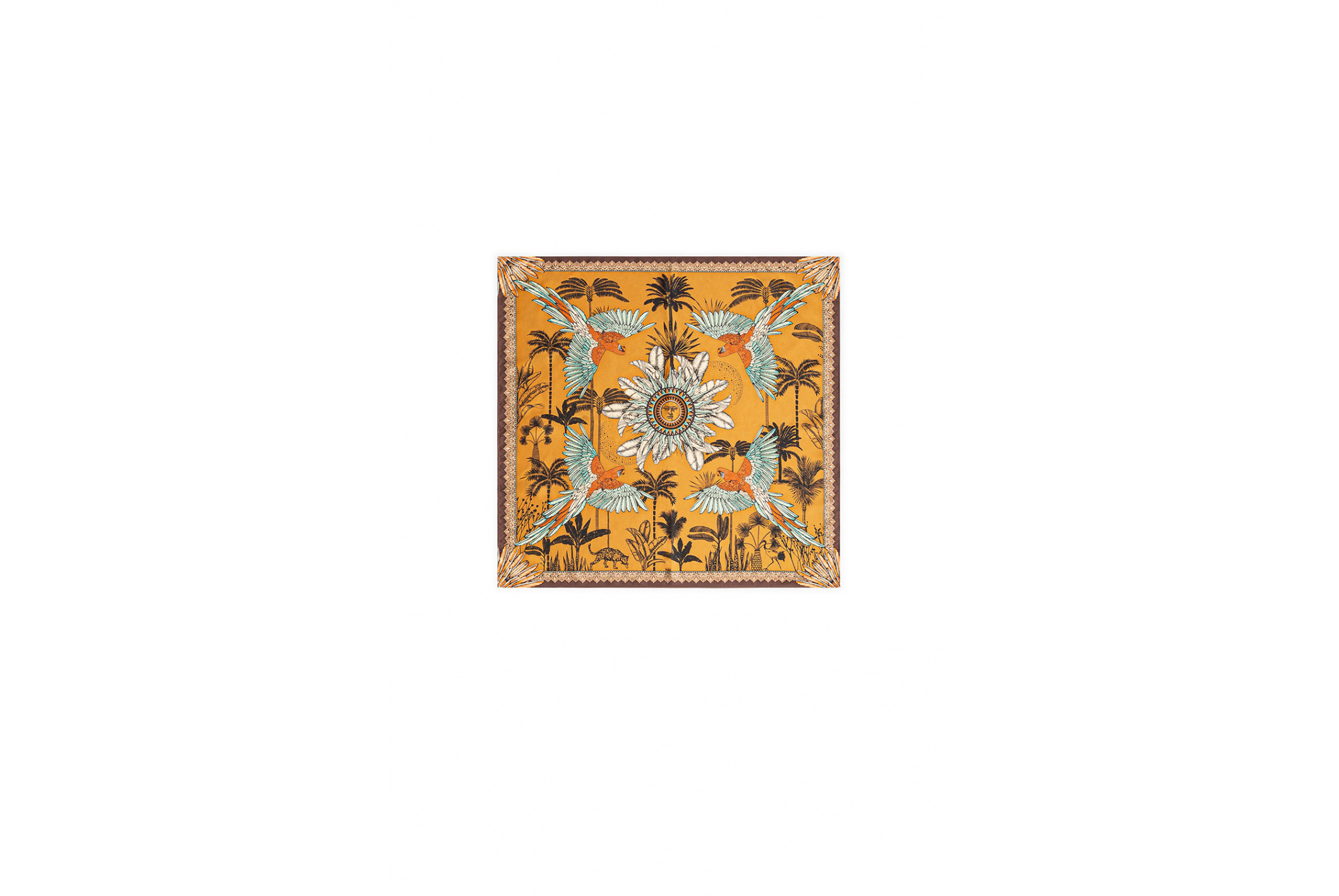 Wild Mini Foulard Mowgli Ocre