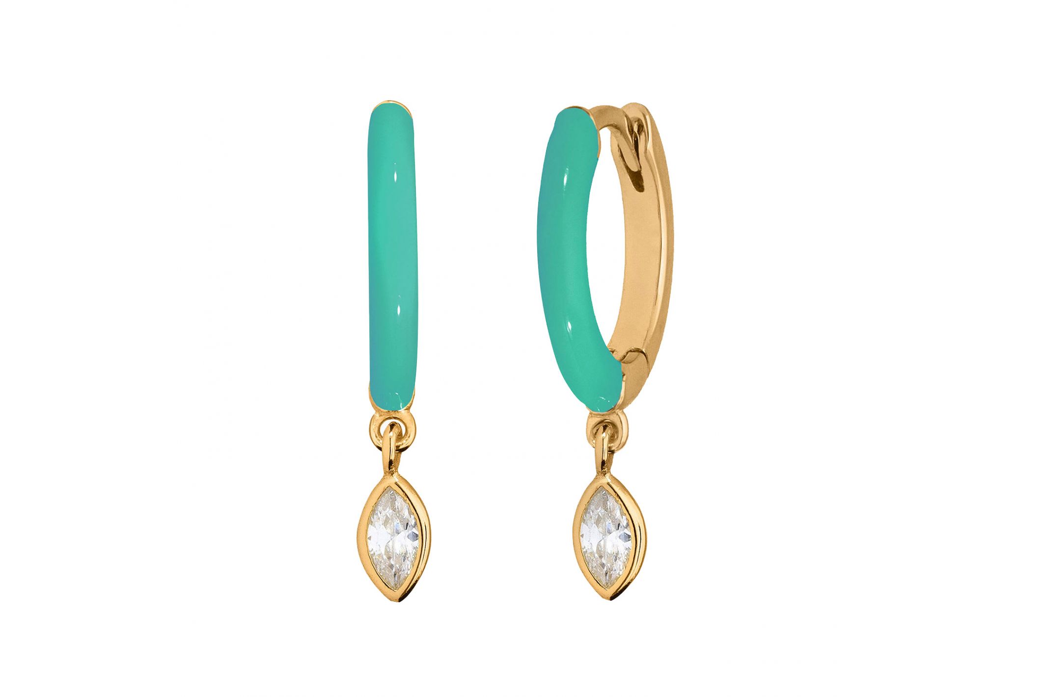 Hipanema Earrings Dantes emeraude