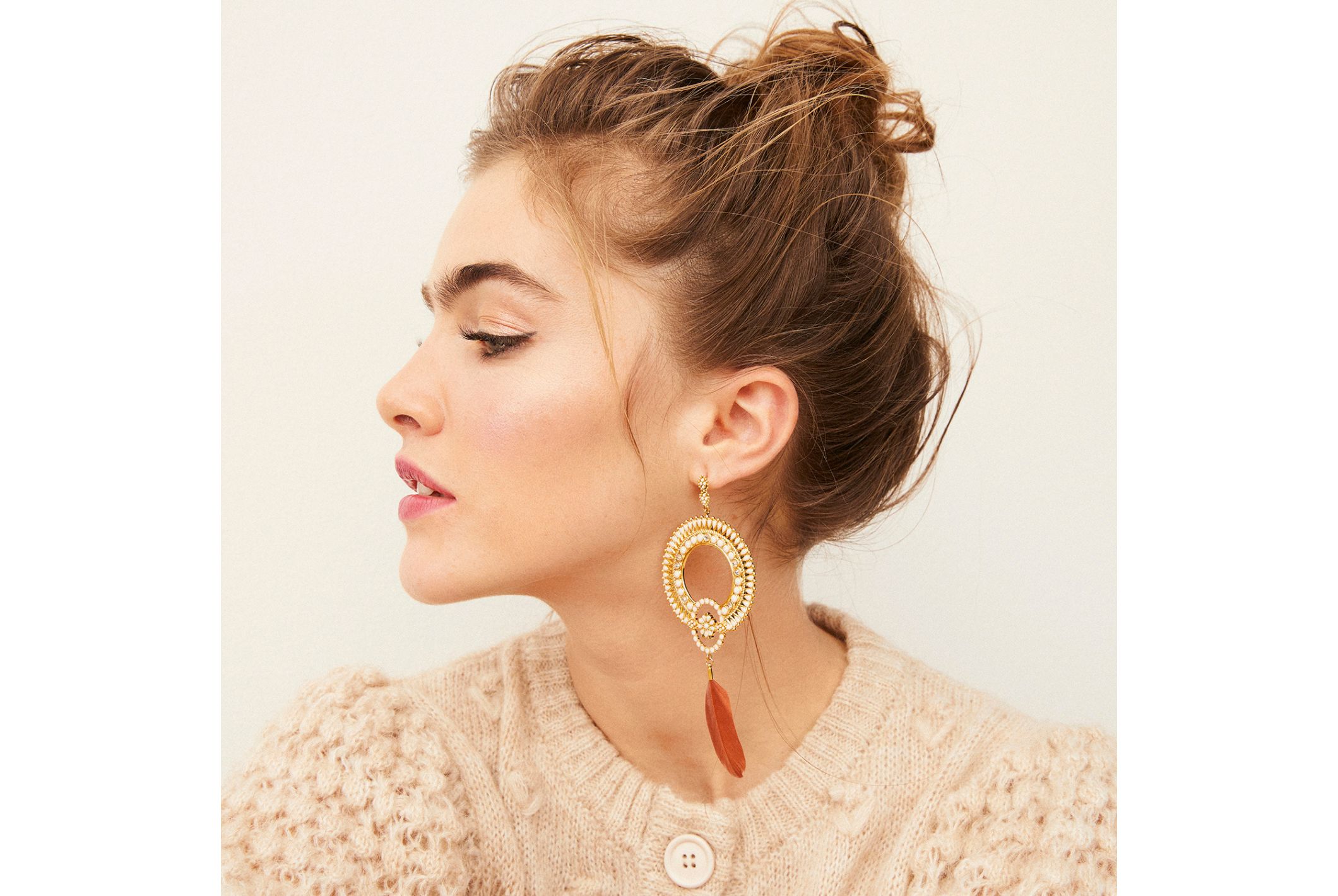 Hipanema Earrings Azana White White