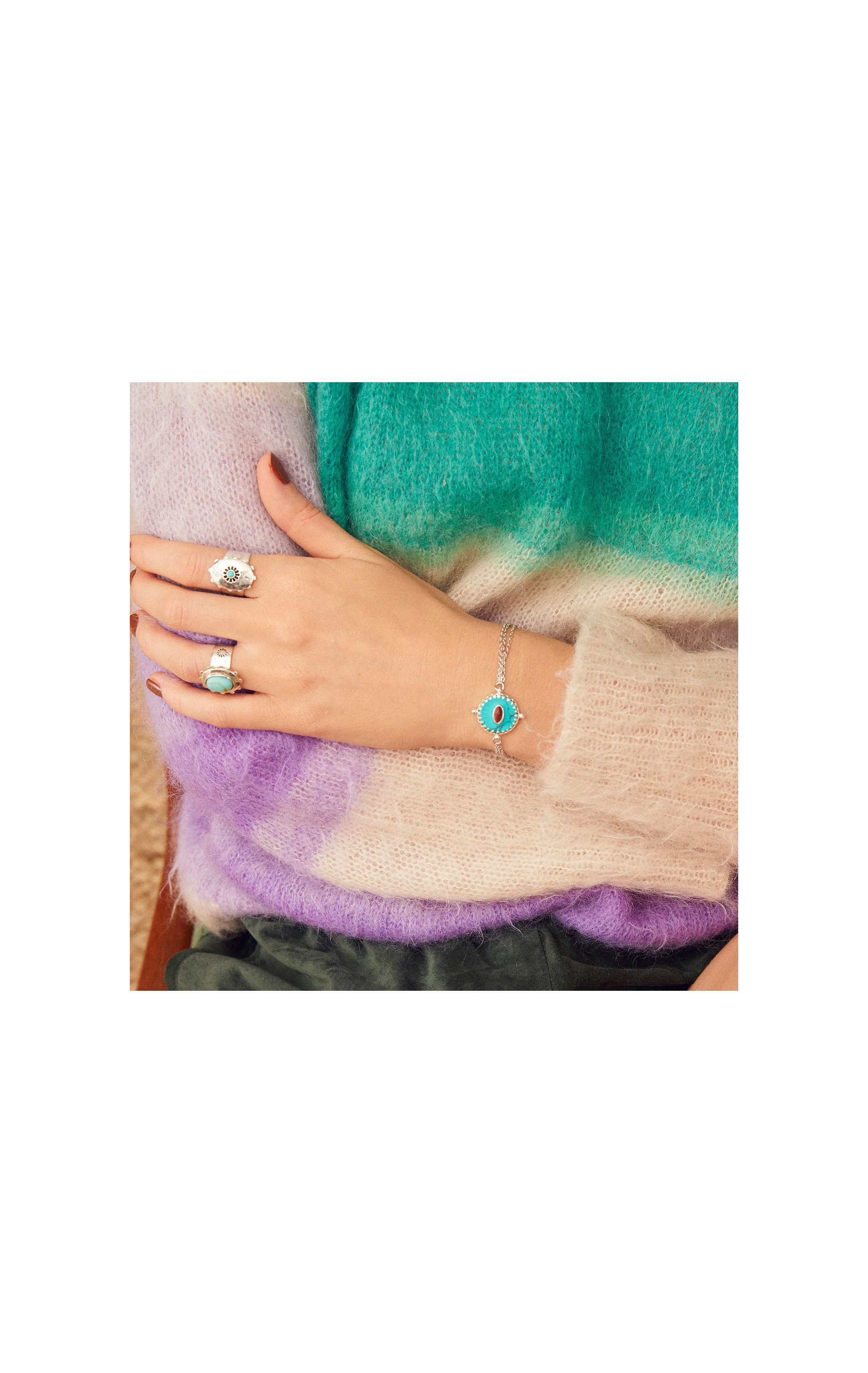 Bracelet Lover Bleu Turquoise