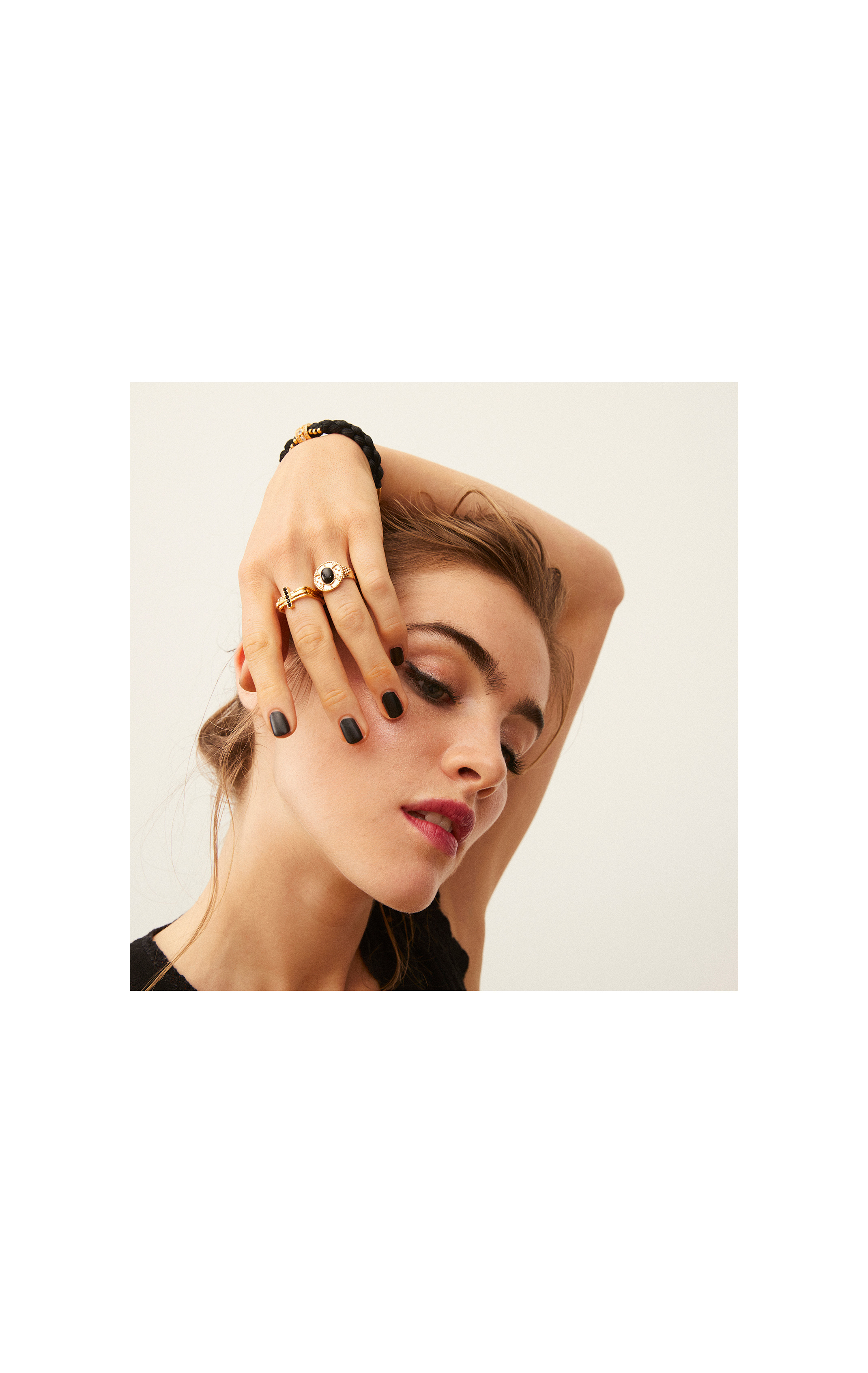 Ring Anka Black Black