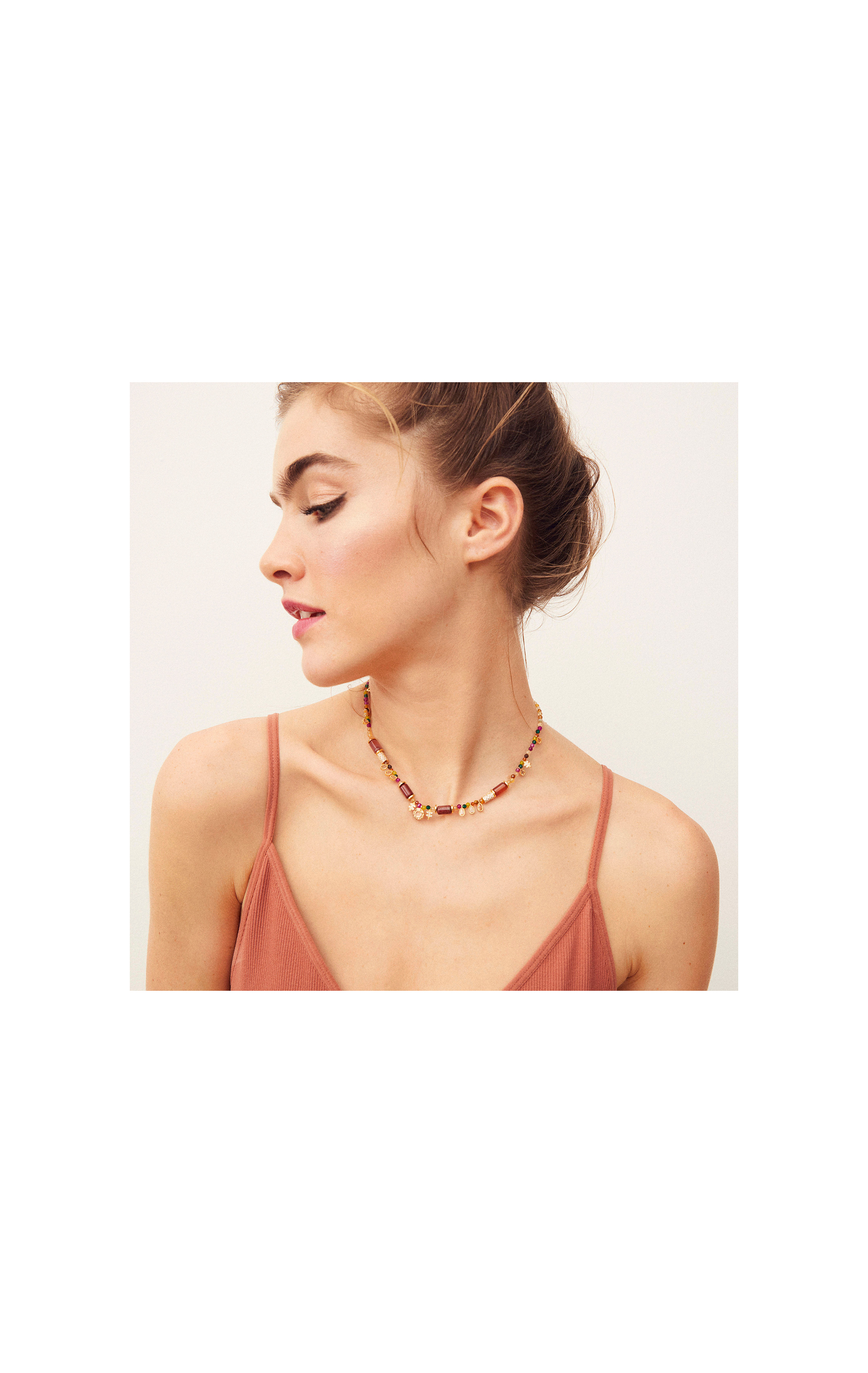 Necklace Sarcophage Ocre ocre