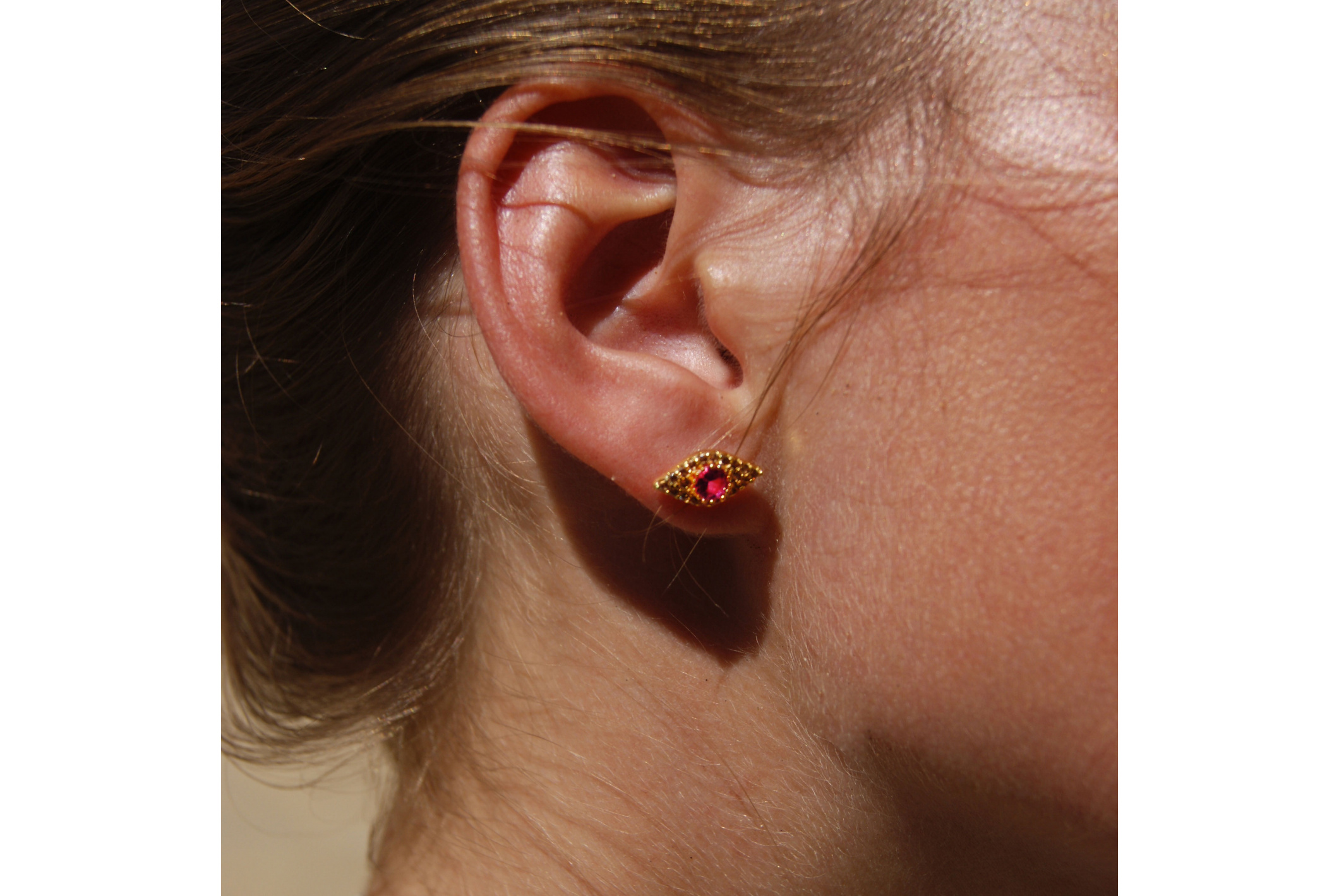 Hipanema Earrings Rhodes Rose Fuschia