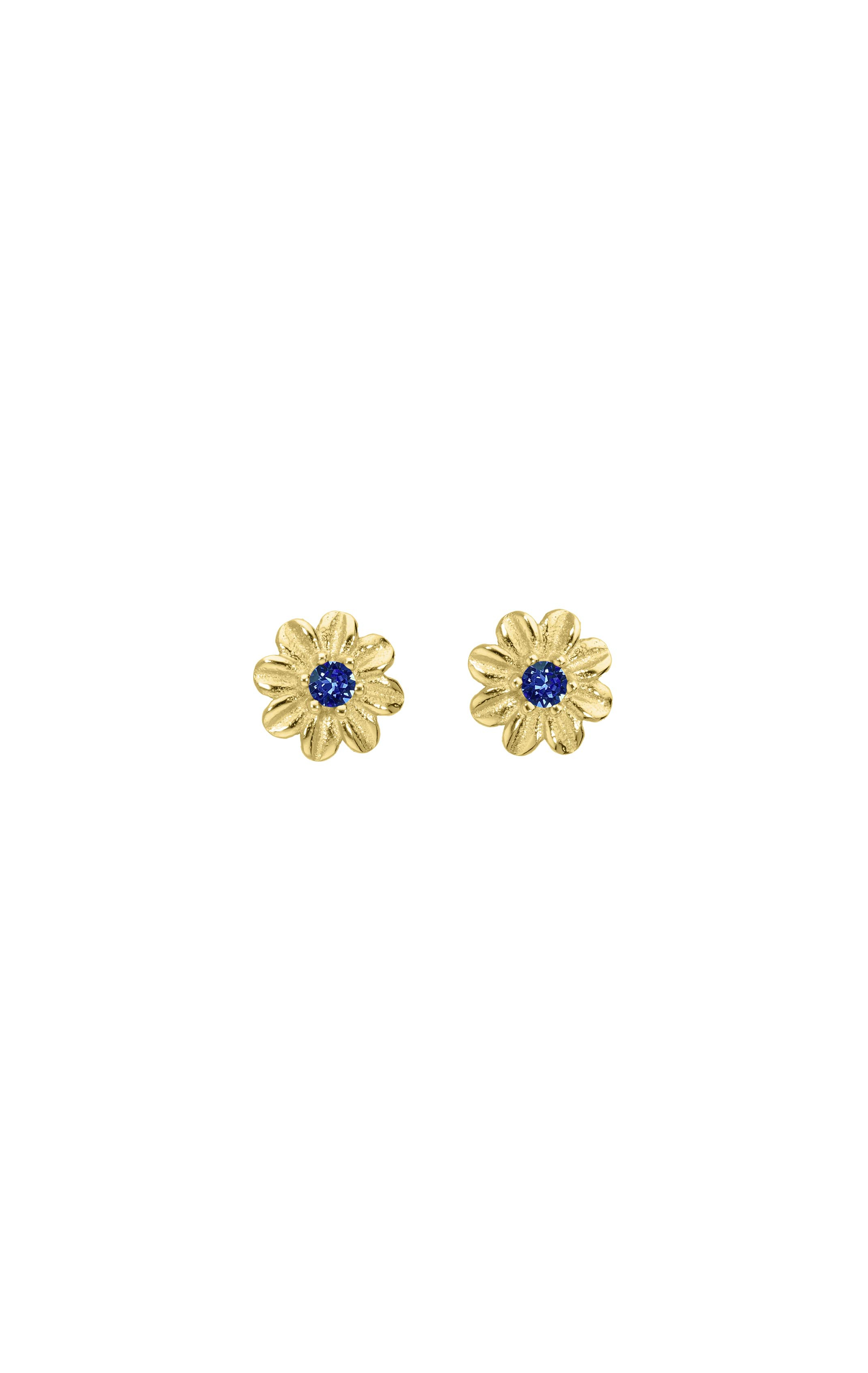 Earring Daisy Bleu Saphire
