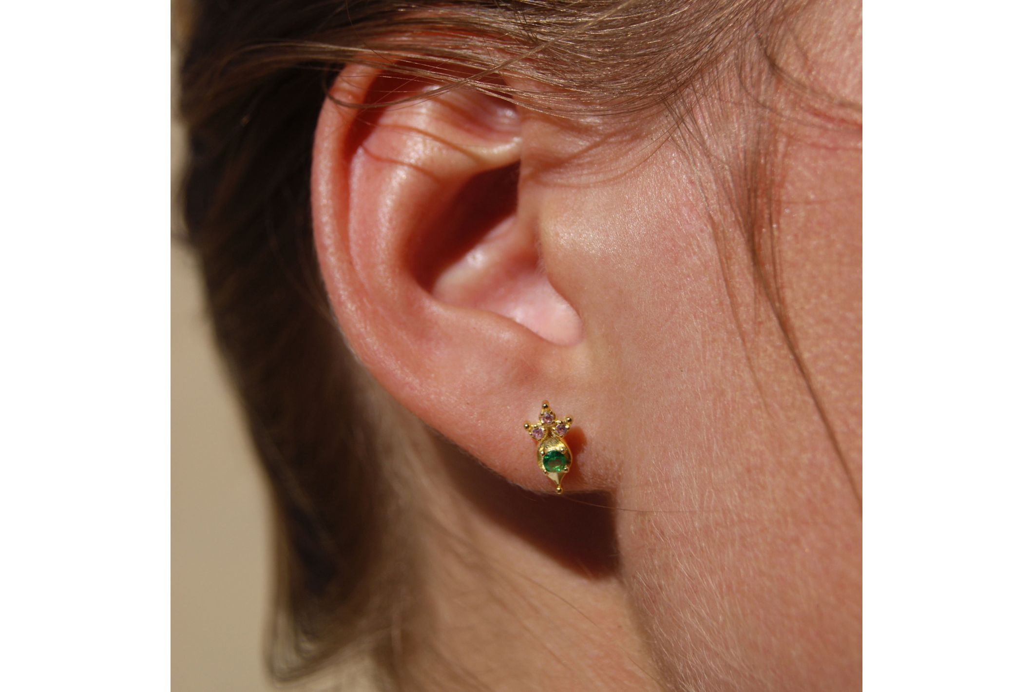 Hipanema Earring Ikaria emeraude