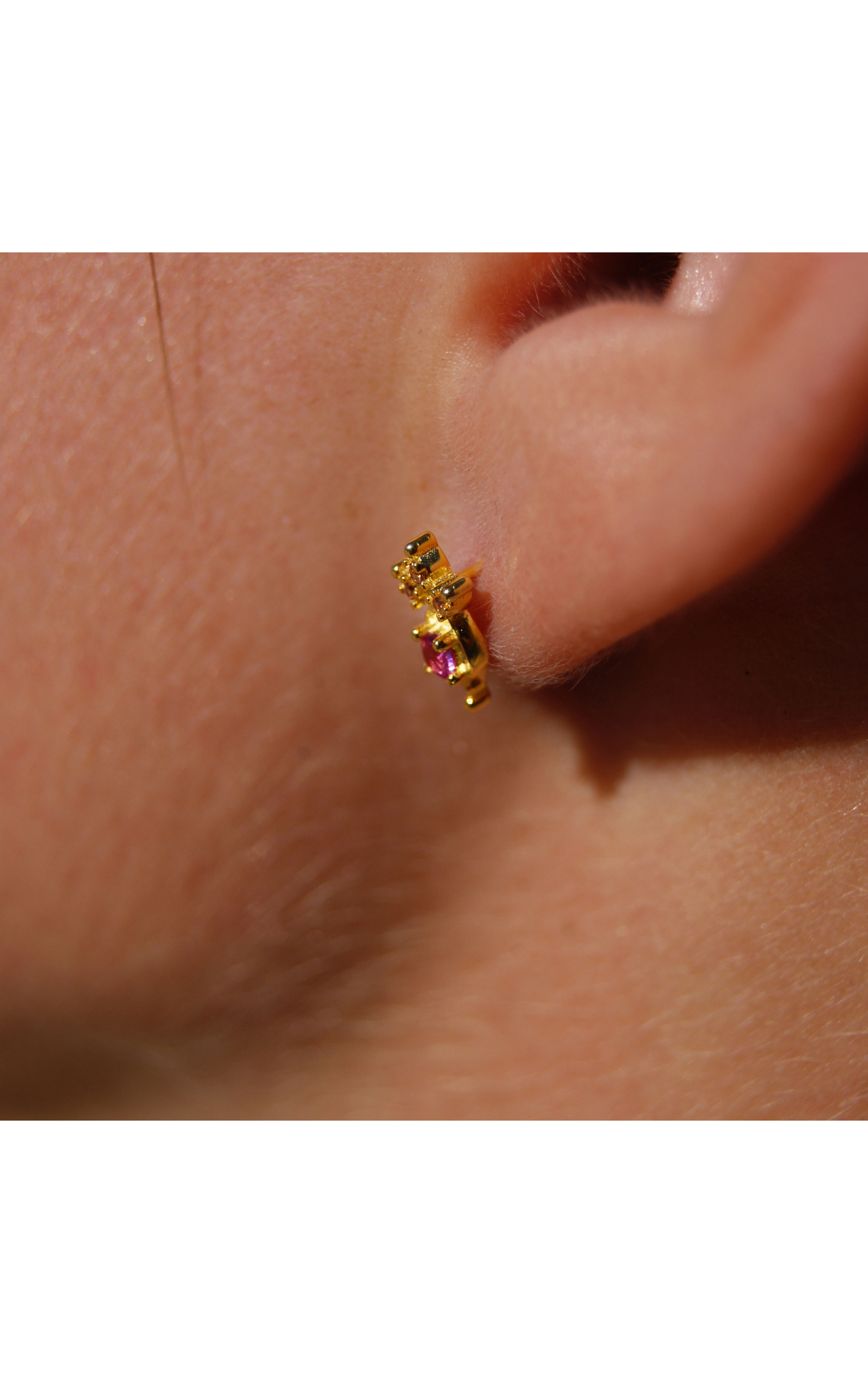 Earrings Ikaria Pink Pink