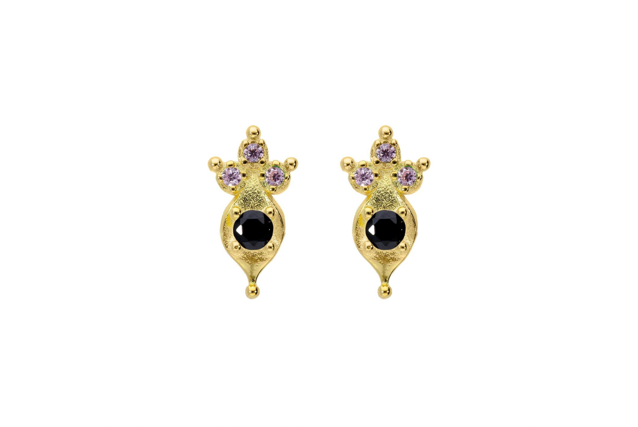 Hipanema Boucles d'oreilles Ikaria Noir