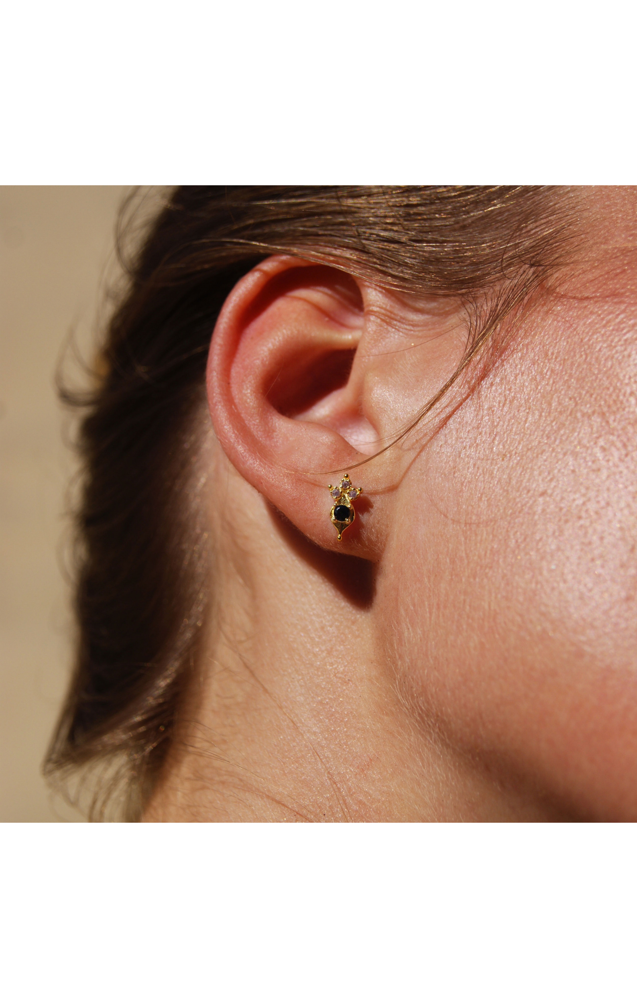 Earrings Ikaria Black Black