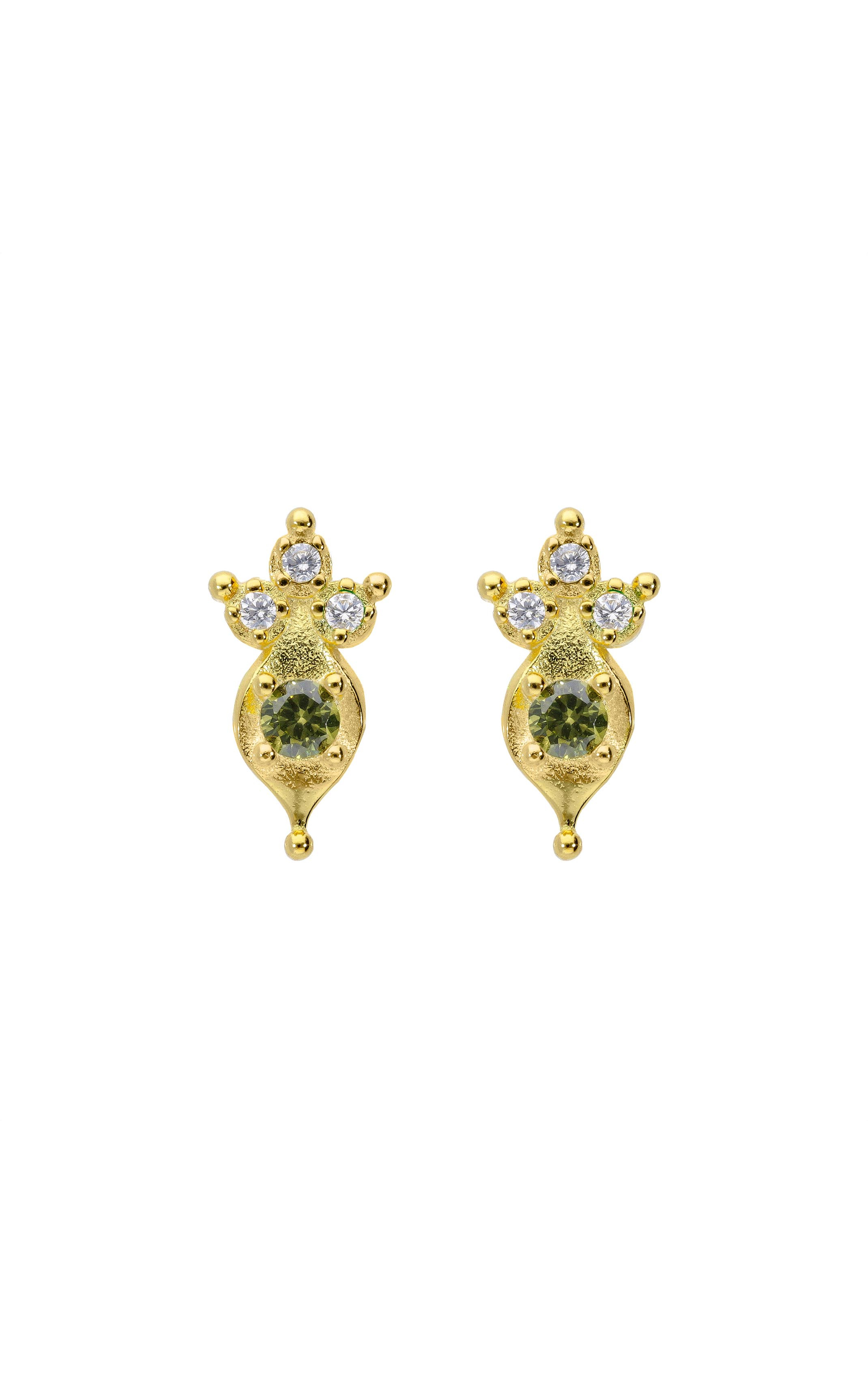 Earring Ikaria Vert Tourmaline