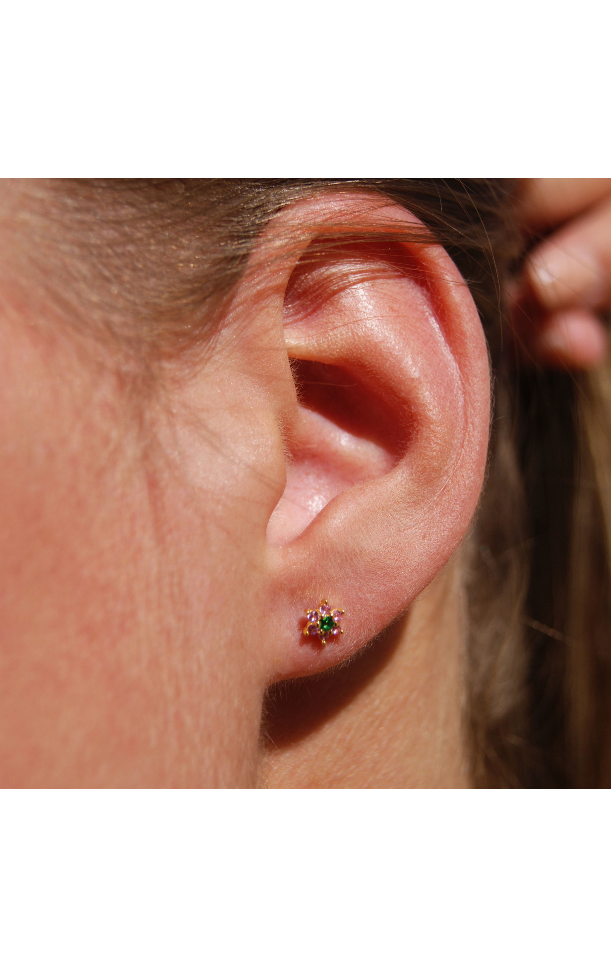 Boucles d'oreilles Anafi Rose