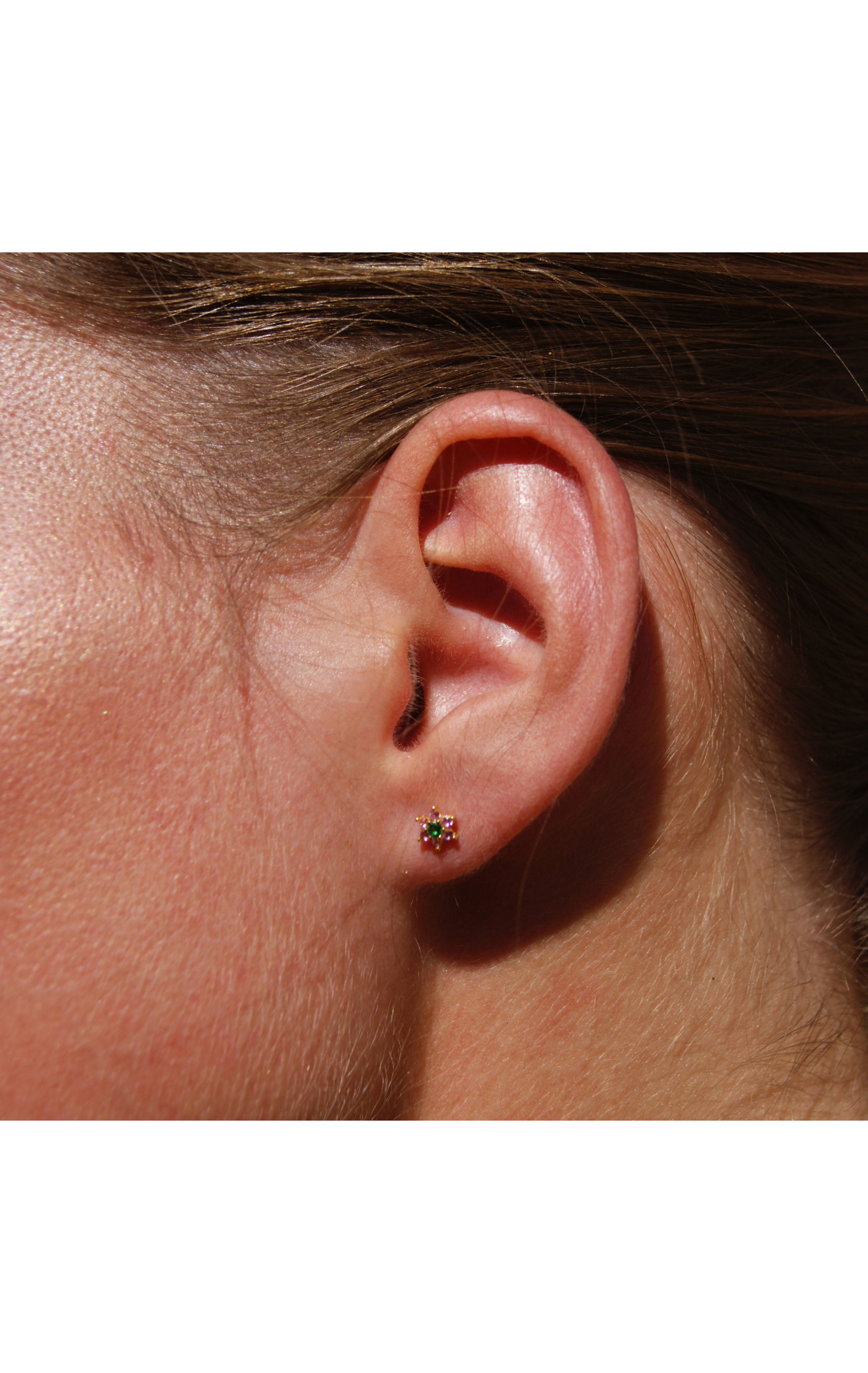 Boucles d'oreilles Anafi Rose