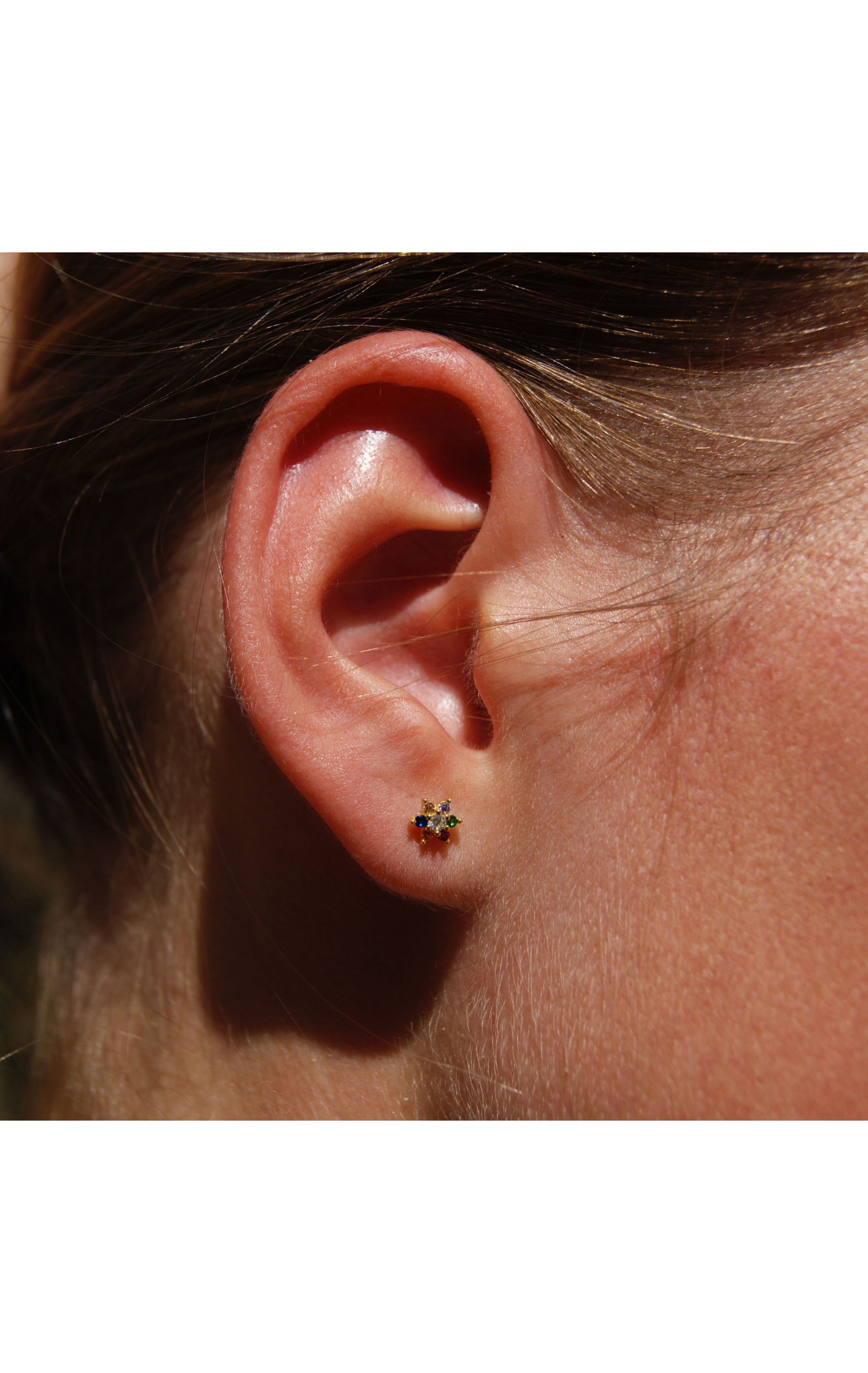 Boucles d'oreilles Anafi Multicolore