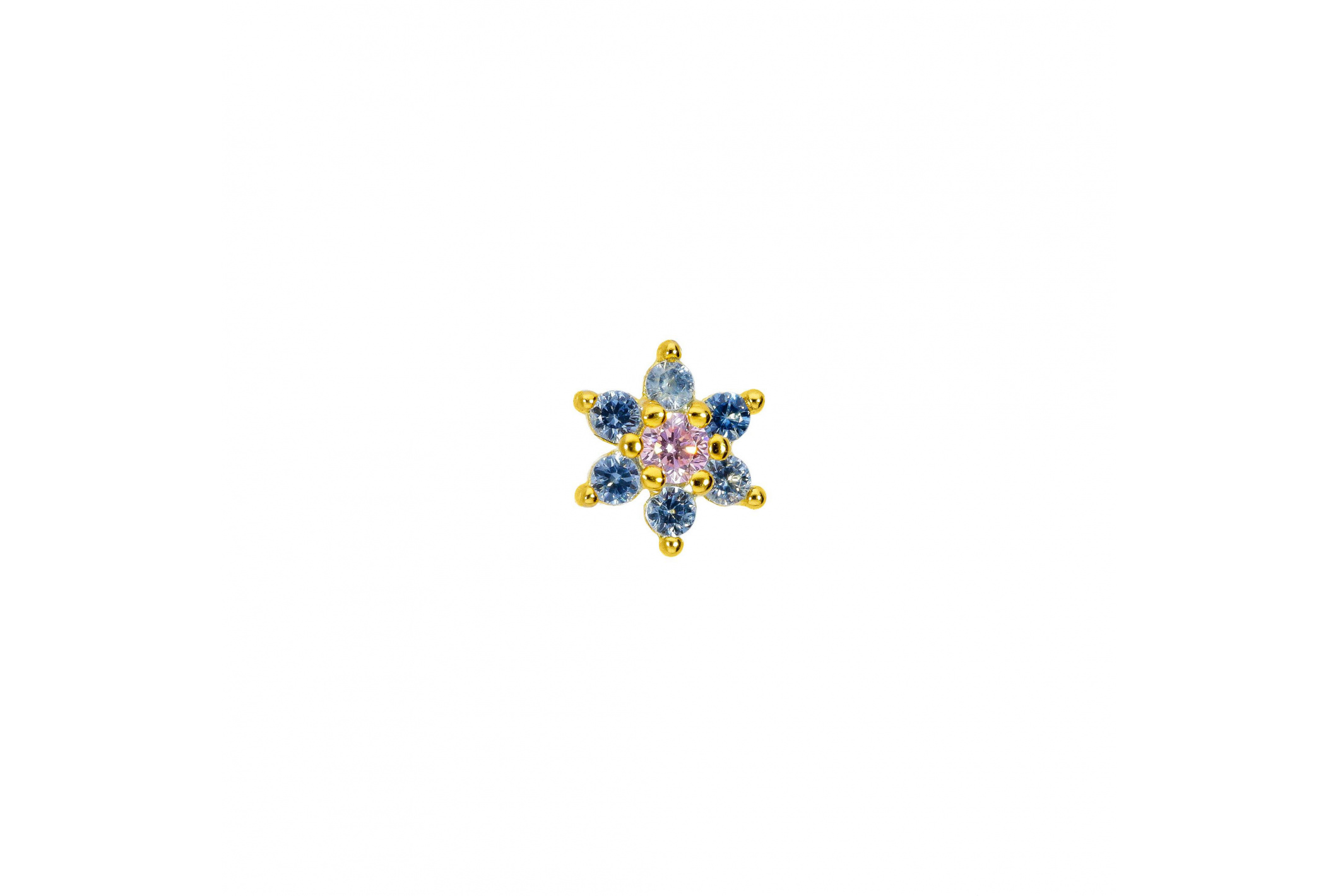 Hipanema Boucle d'oreille Anafi Bleu Topaze