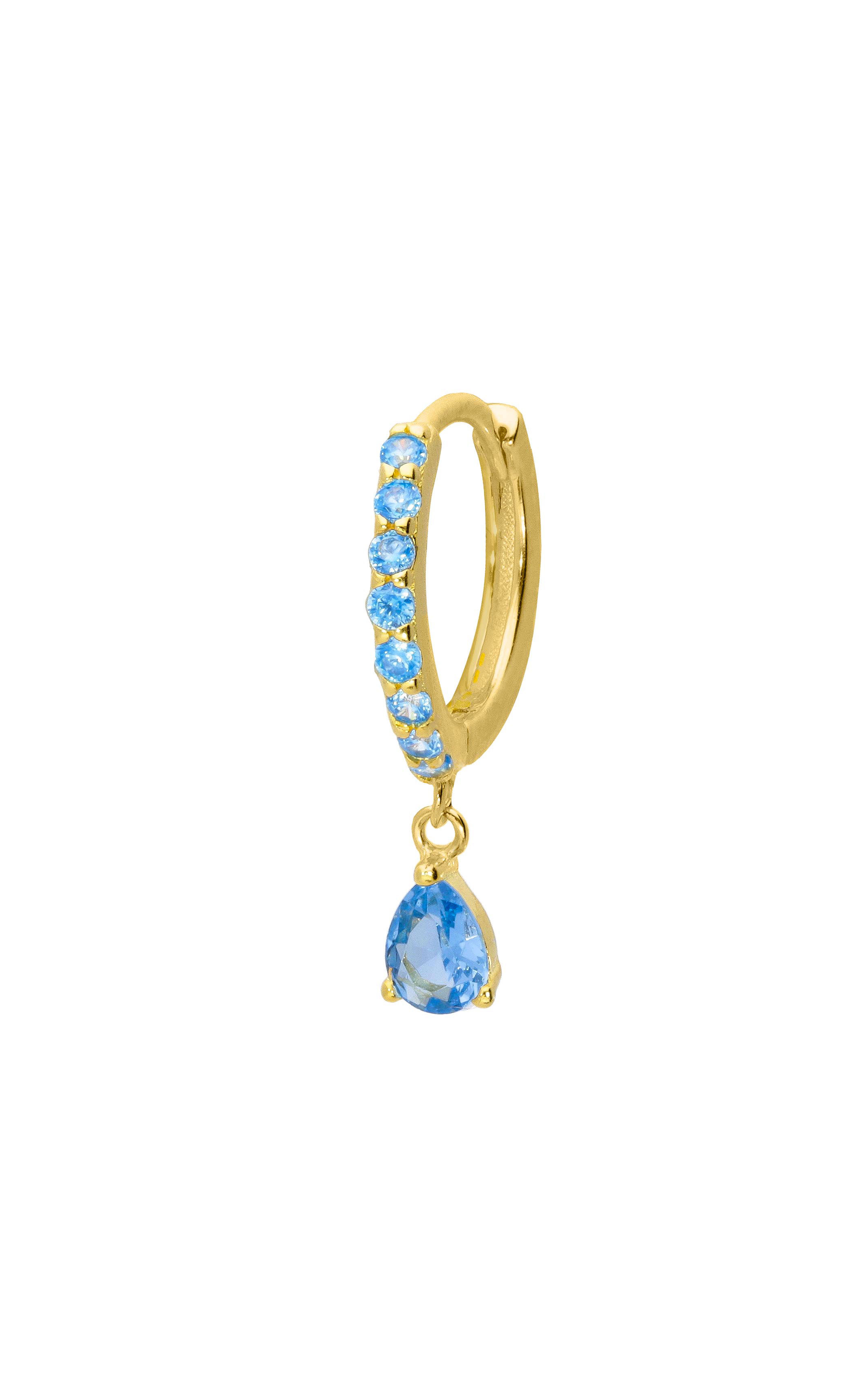 Earrings Droppy Turquoise
