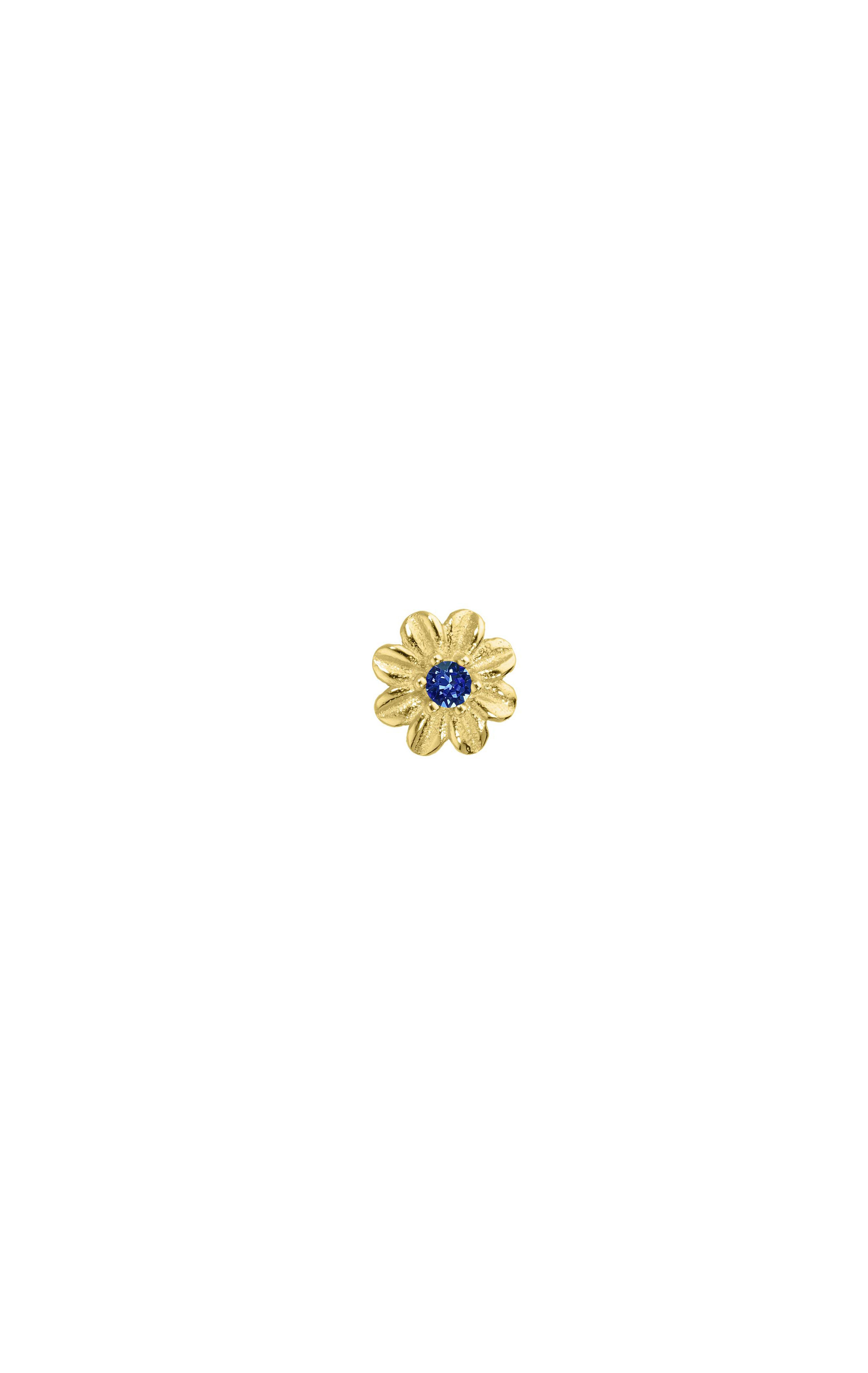 Earring Daisy Bleu Saphire