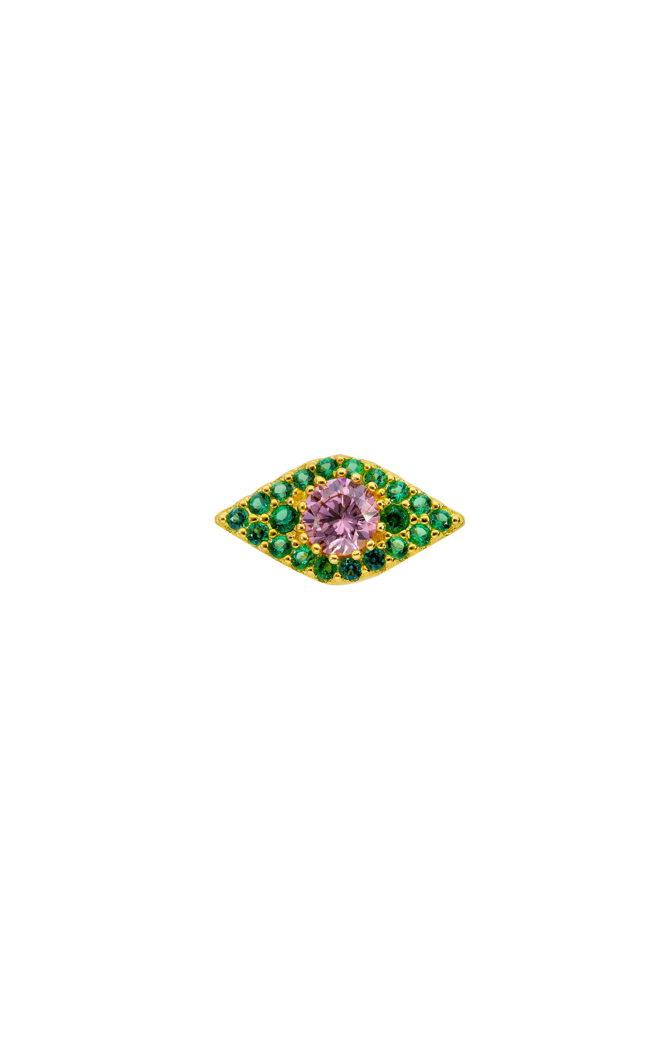 Earrings Rhodes Rose Rhodolite