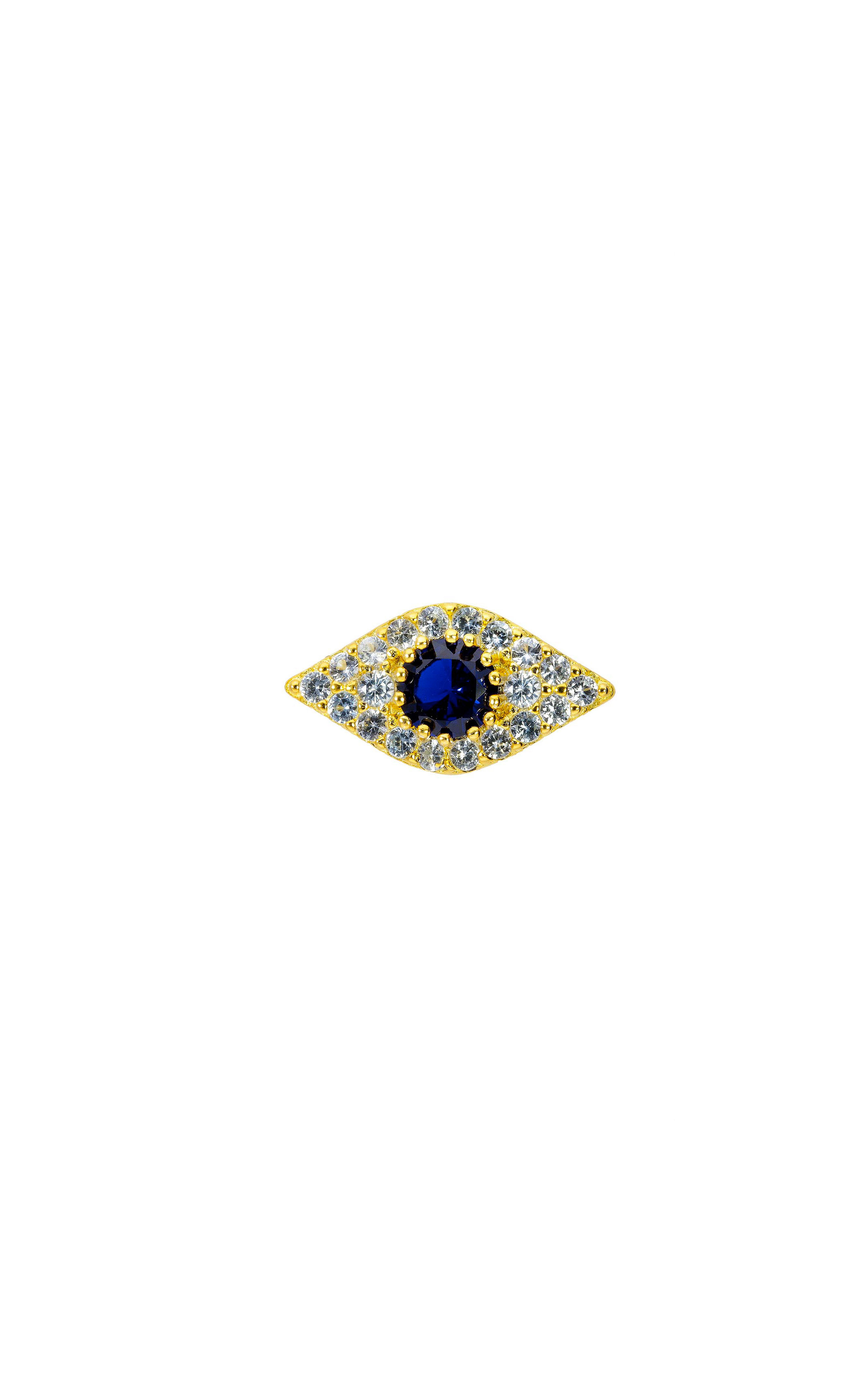 Earrings Rhodes Bleu Saphire