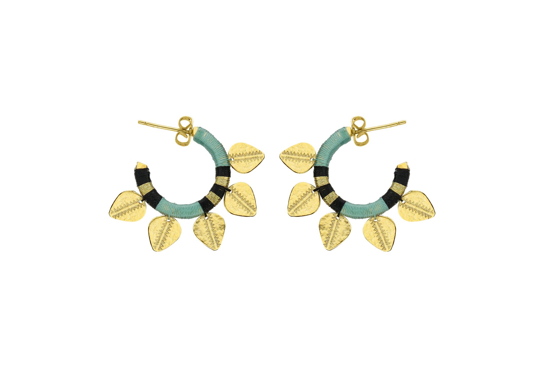 Hipanema Boucles d'oreilles Veda Jade