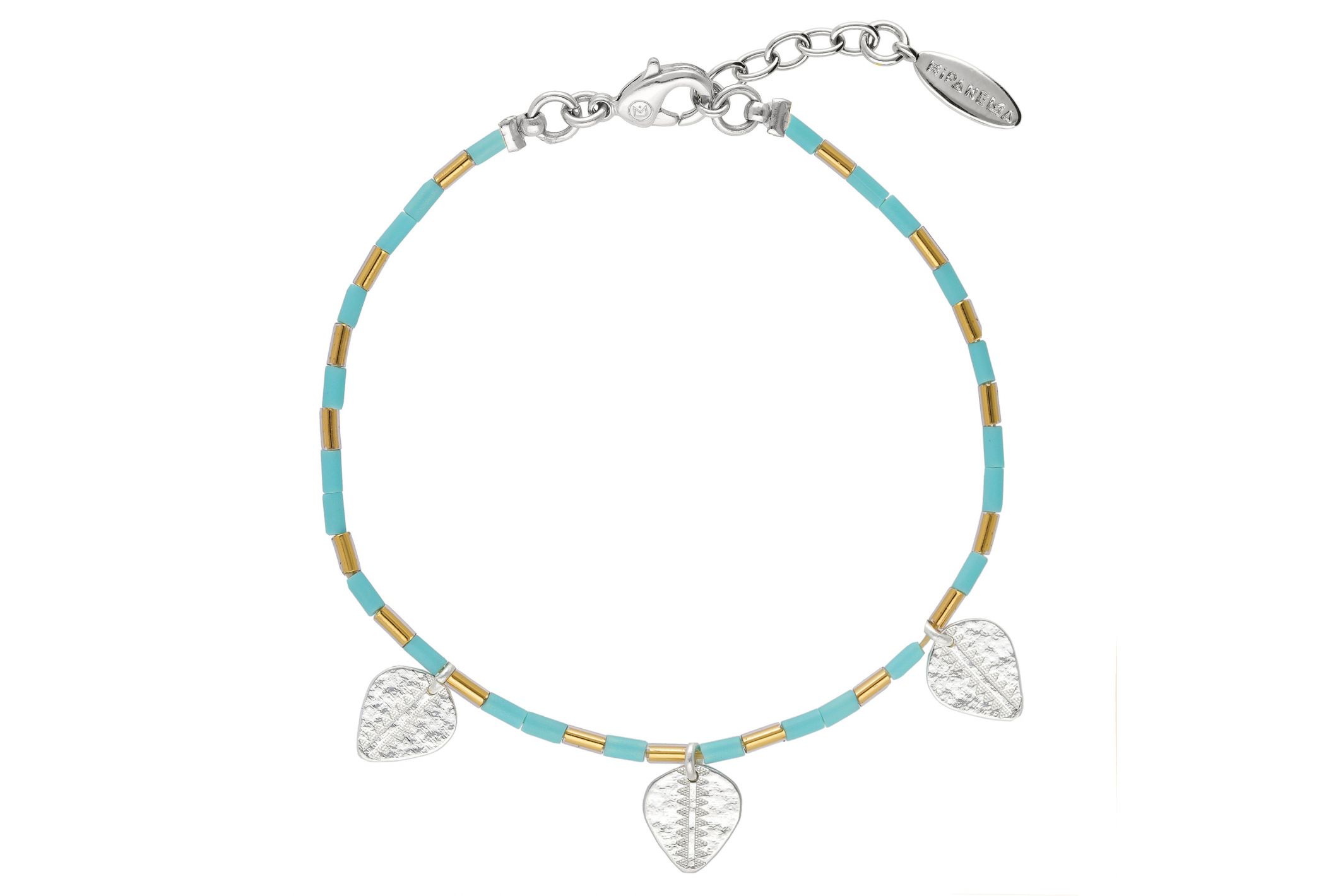 Hipanema Bracelet Penjab Bleu Turquoise