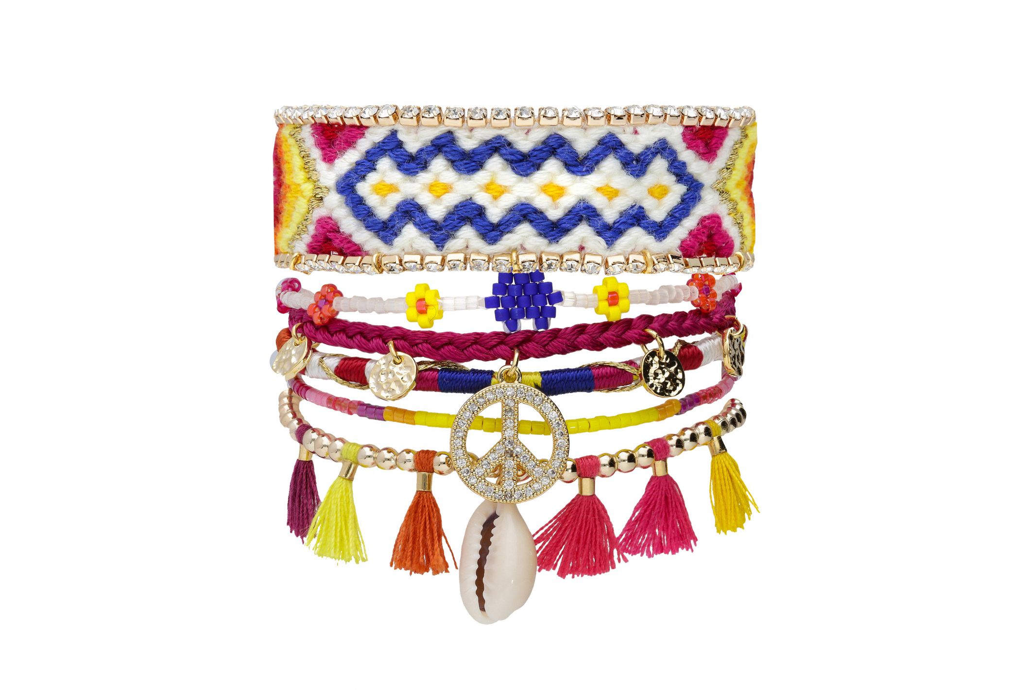 Hipanema Cuff Peacemaker White