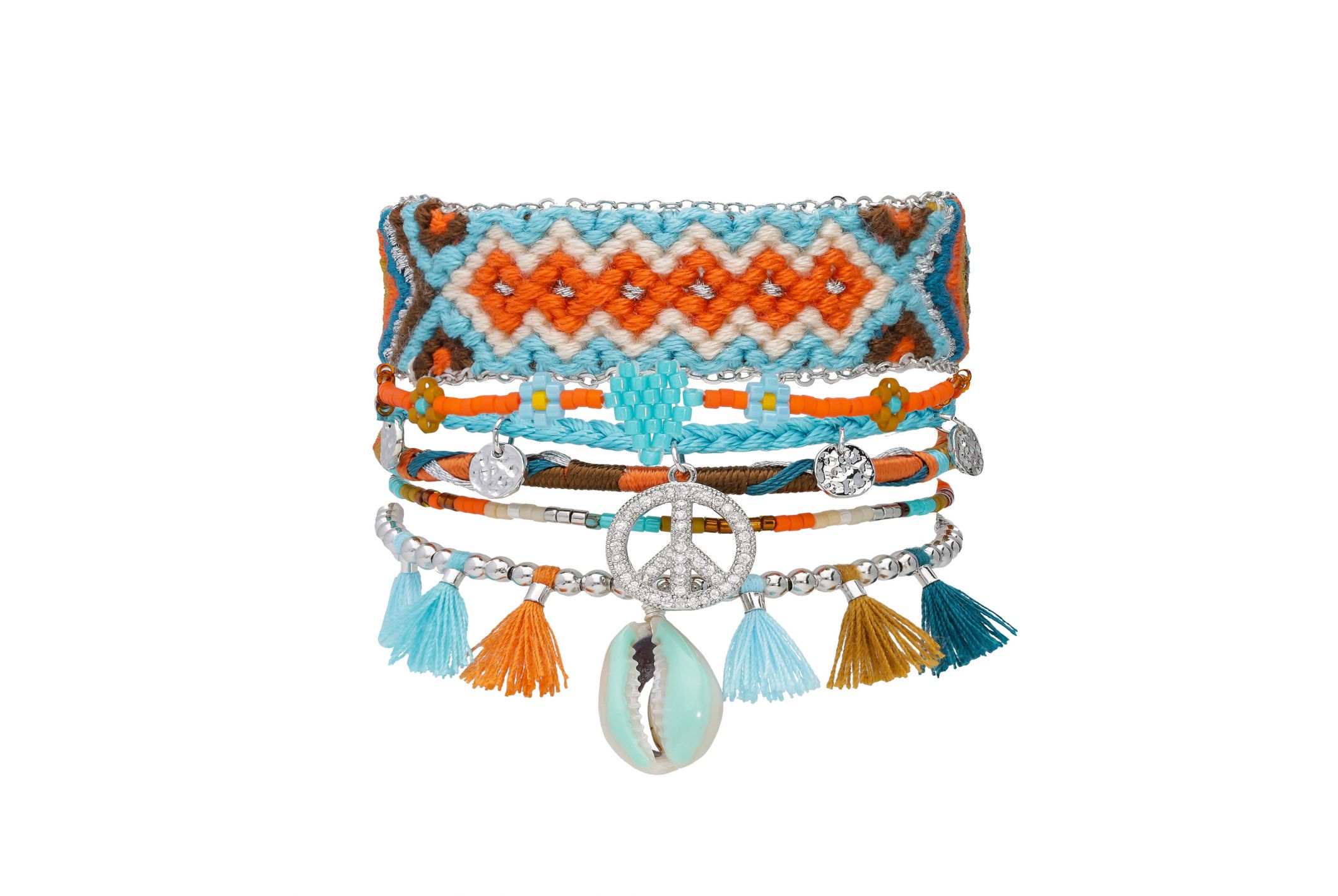 Hipanema Cuff Peacemaker Turquoise