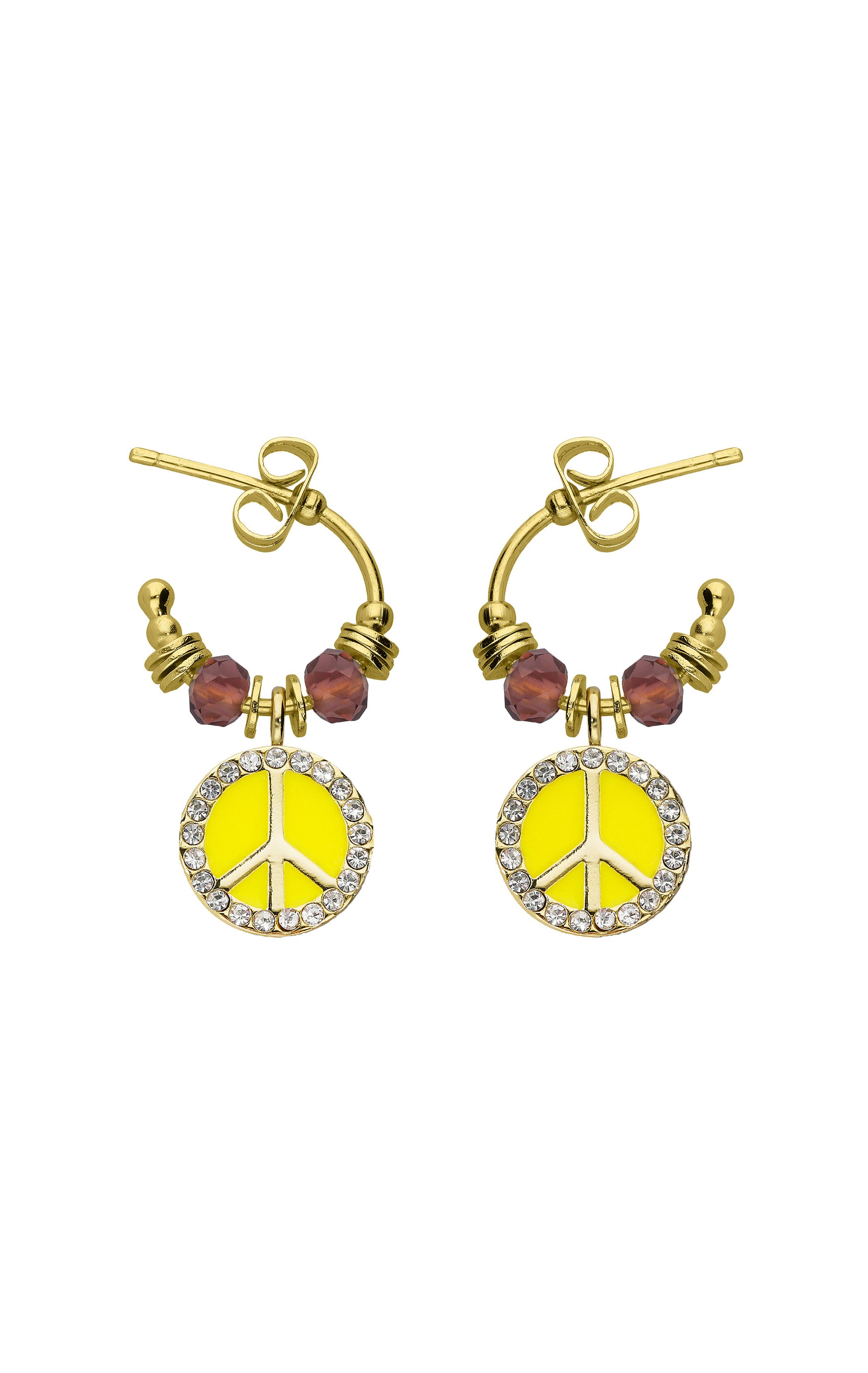 Boucles d'oreilles Hayley Jaune