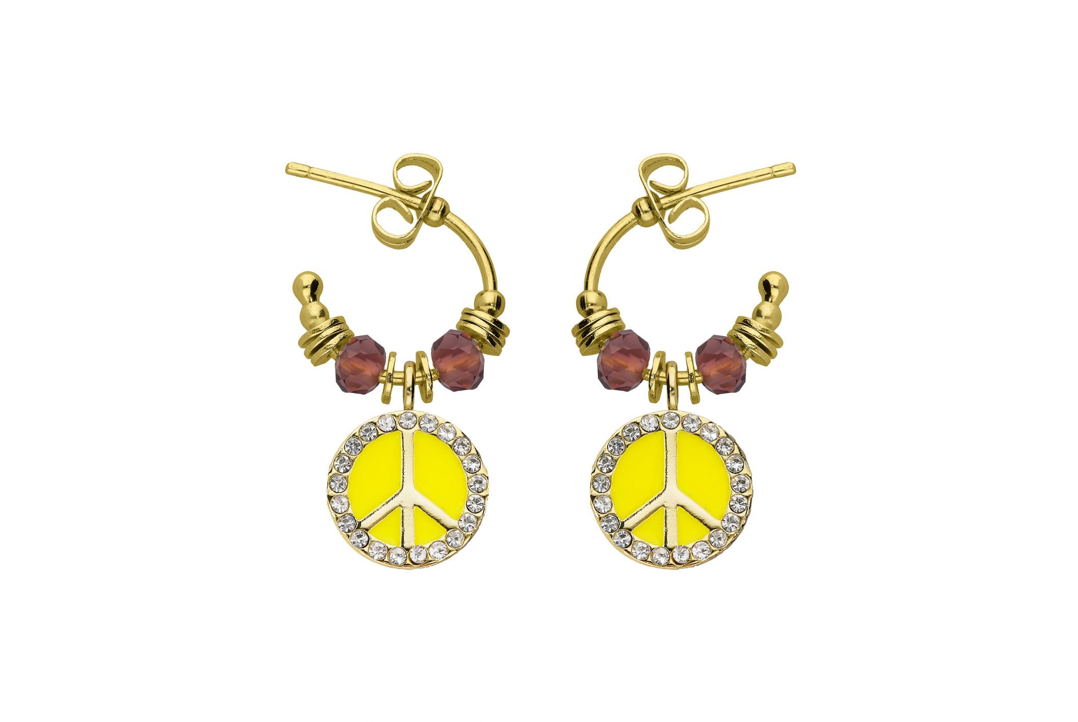 Hipanema Earrings Hayley Yellow